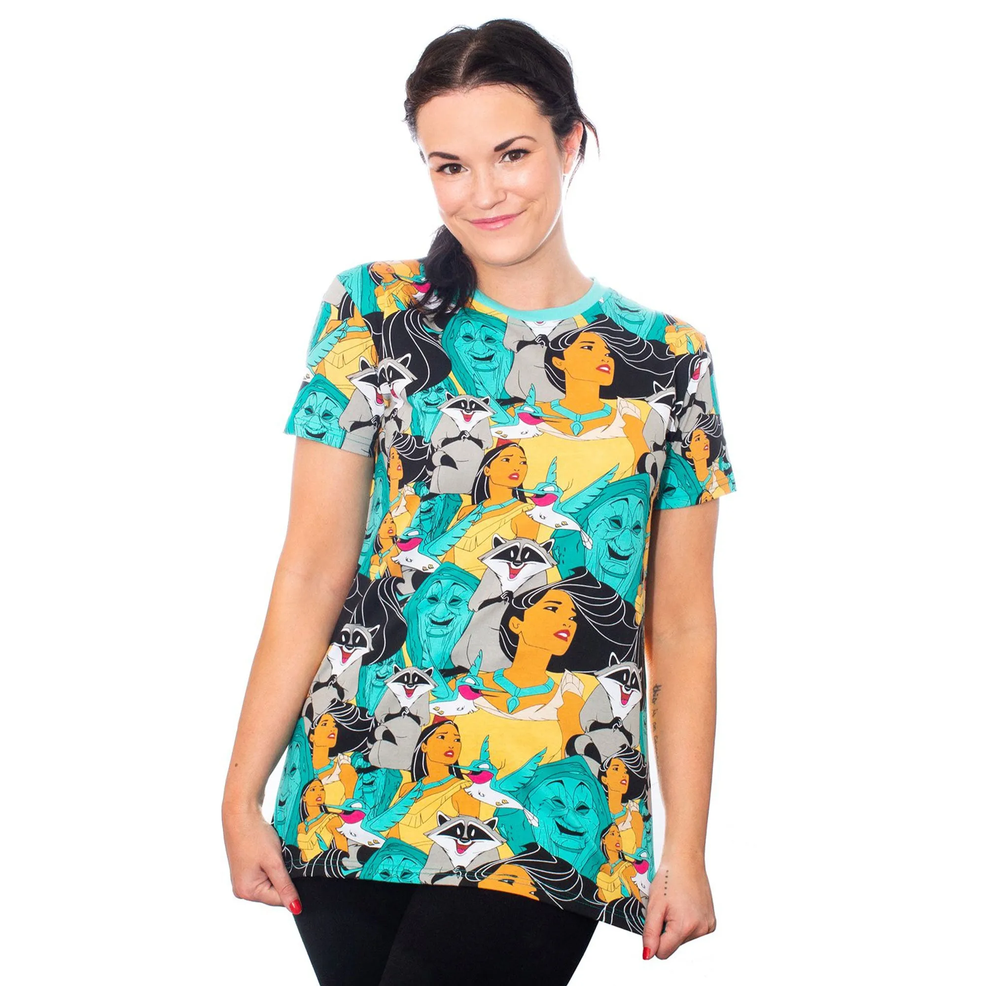 Pocahontas AOP T-Shirt sold by Cakeworthy product image thumbnail 2