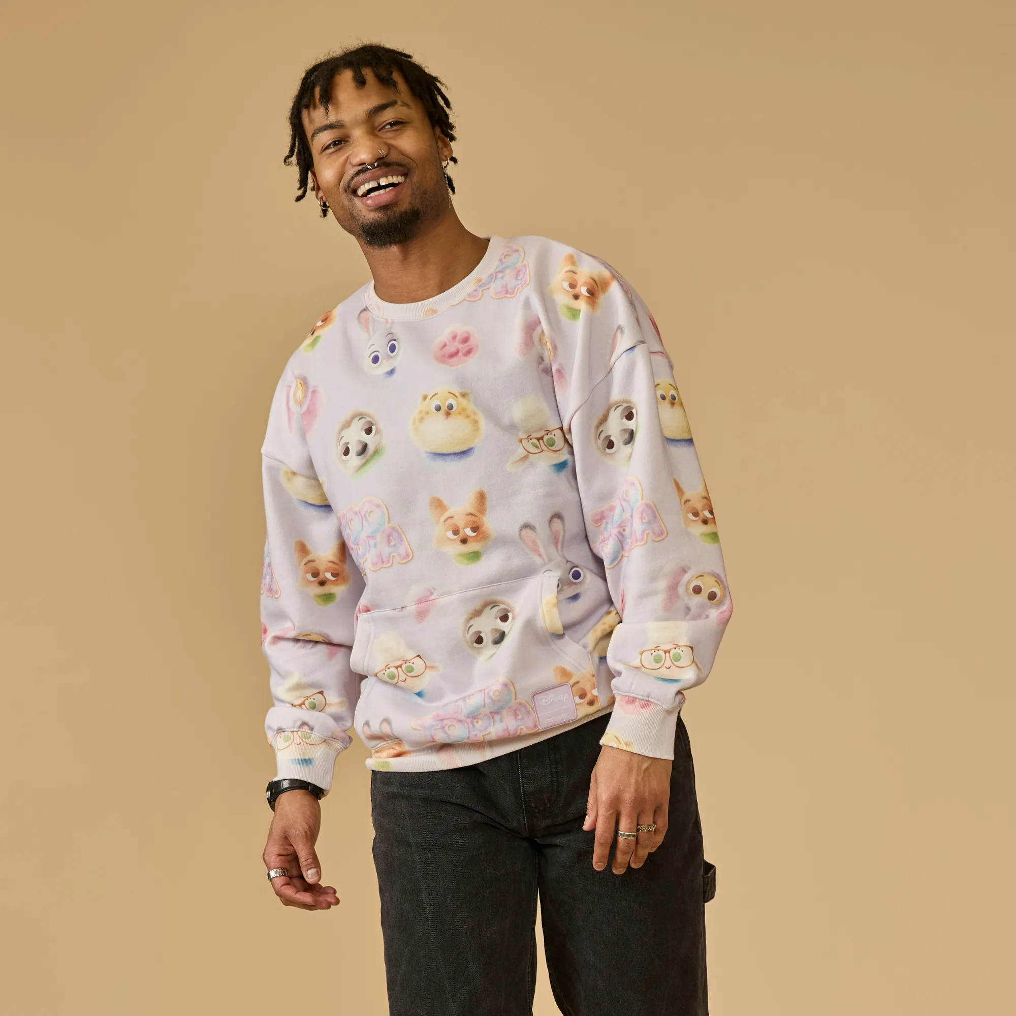 Zootopia AOP Crewneck sold by Cakeworthy product image thumbnail 2