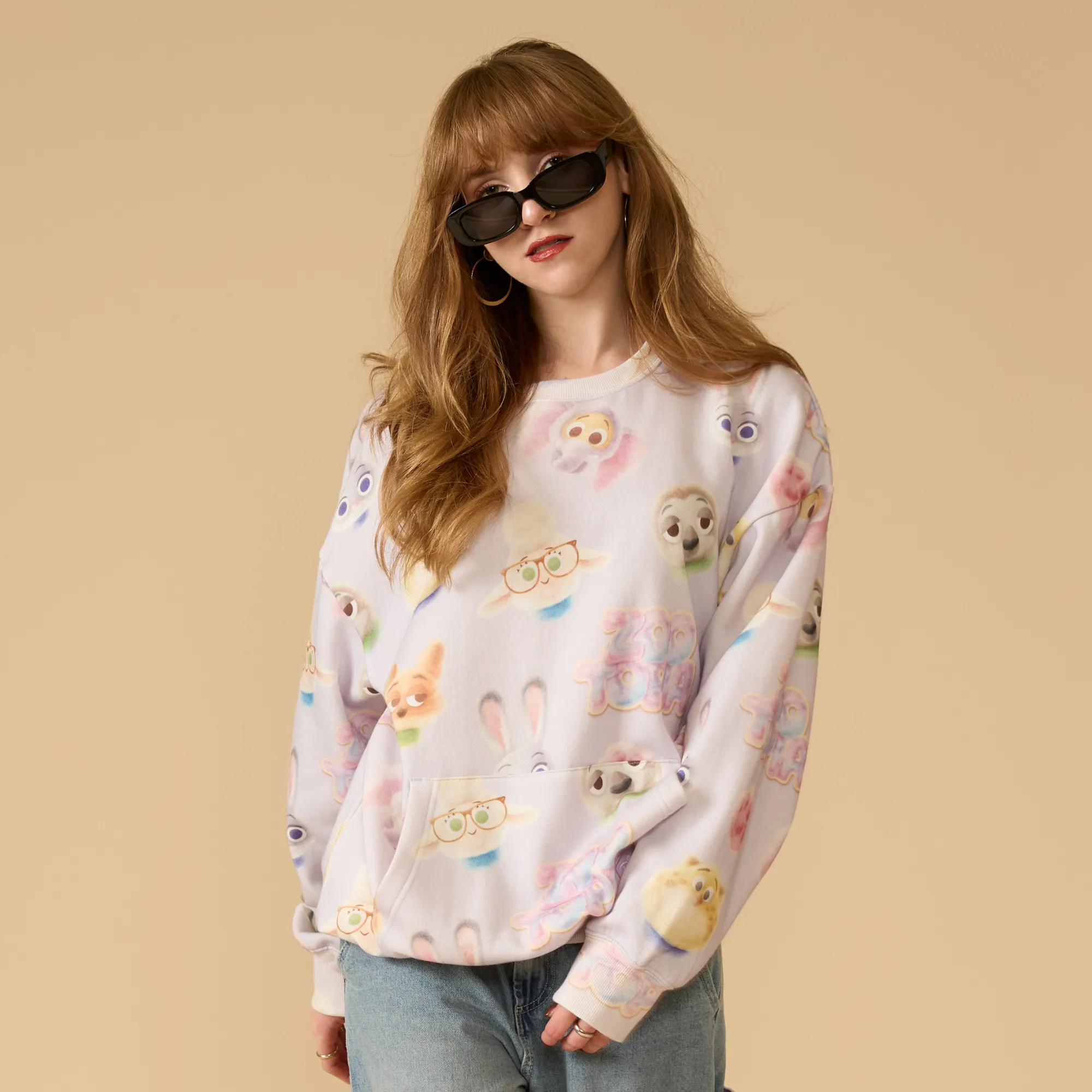 Zootopia AOP Crewneck sold by Cakeworthy product image thumbnail 3