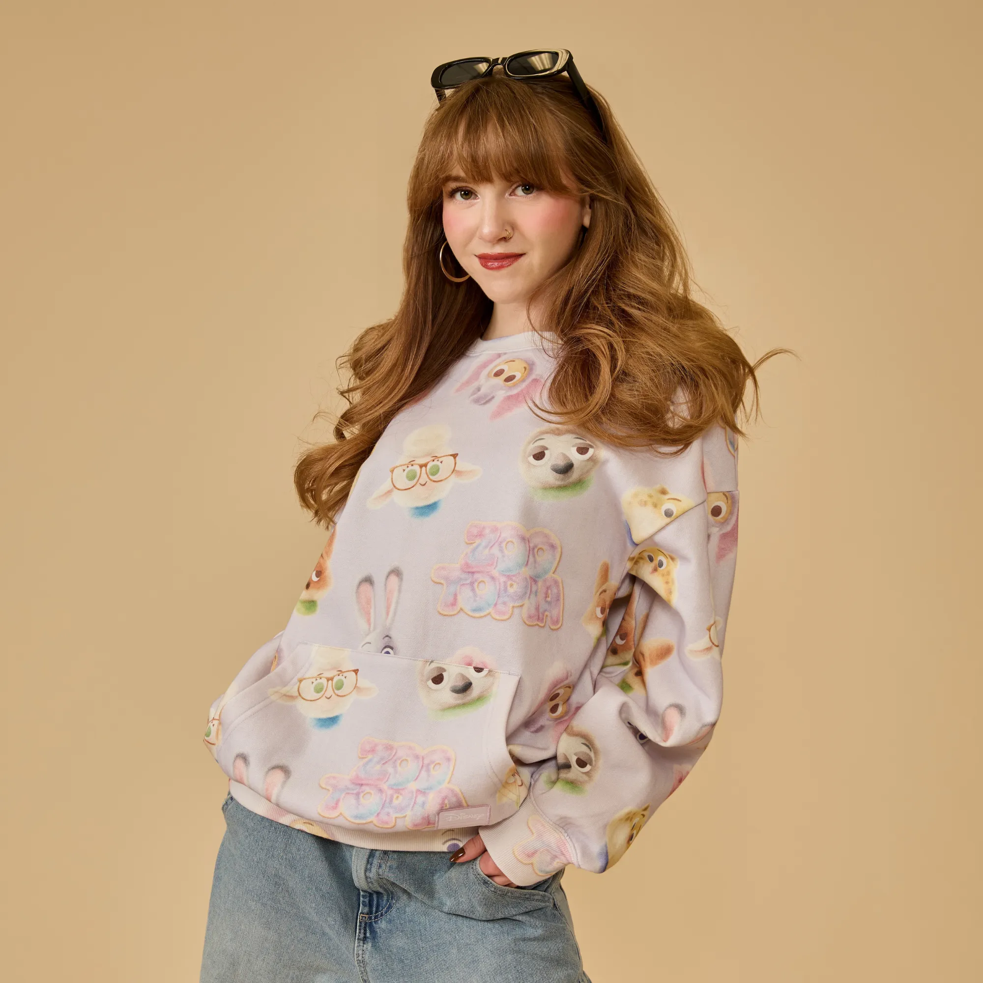 Zootopia AOP Crewneck sold by Cakeworthy