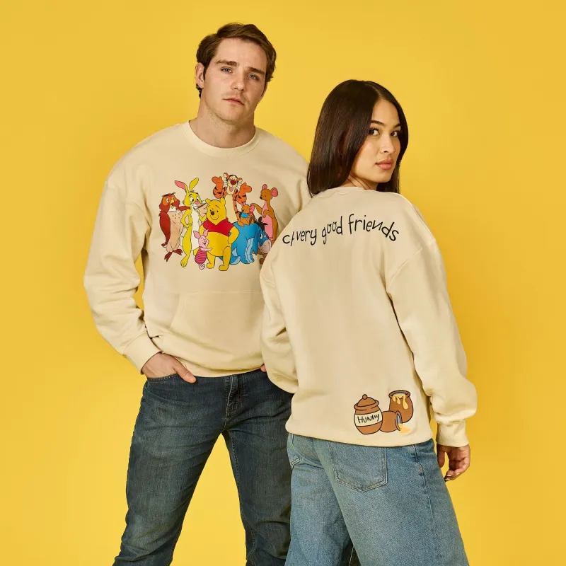 Winnie the Pooh Pocket Crewneck made by Cakeworthy