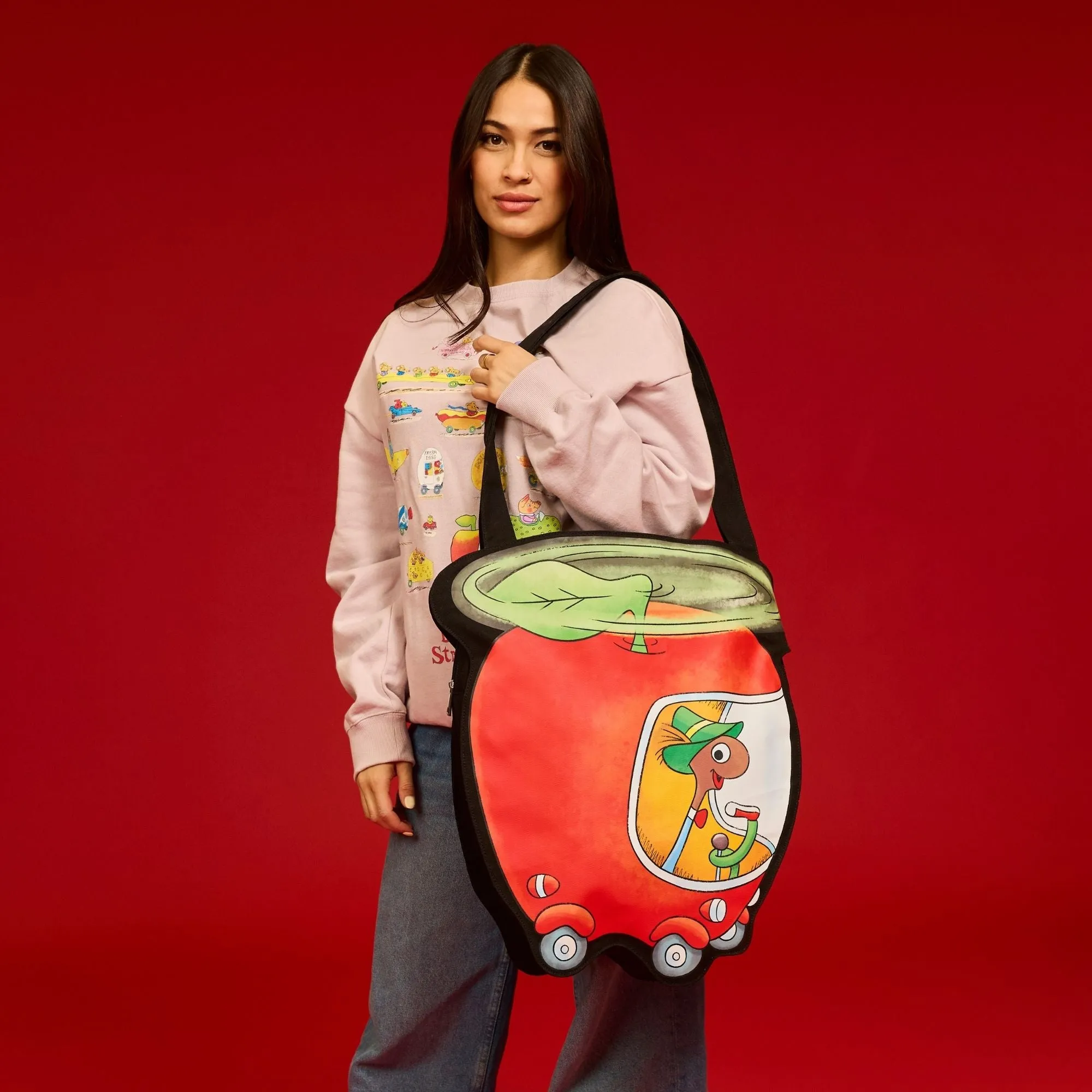 Richard Scarry's Busy Busy Streets Crewneck sold by Cakeworthy product image thumbnail 5