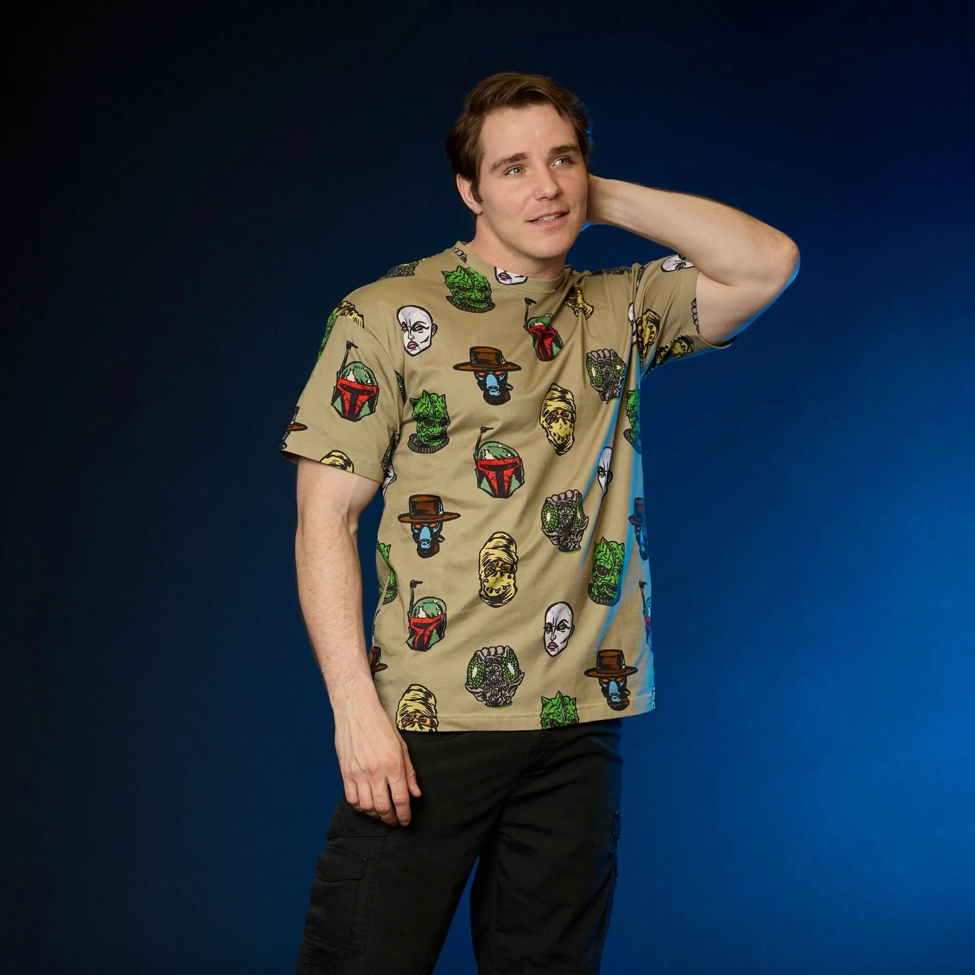 Star Wars Bounty Hunter AOP T-Shirt sold by Cakeworthy product image thumbnail 3