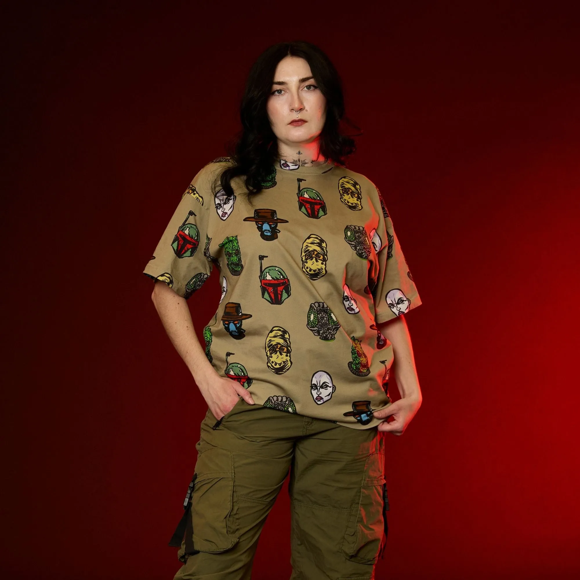 Star Wars Bounty Hunter AOP T-Shirt sold by Cakeworthy product image thumbnail 4