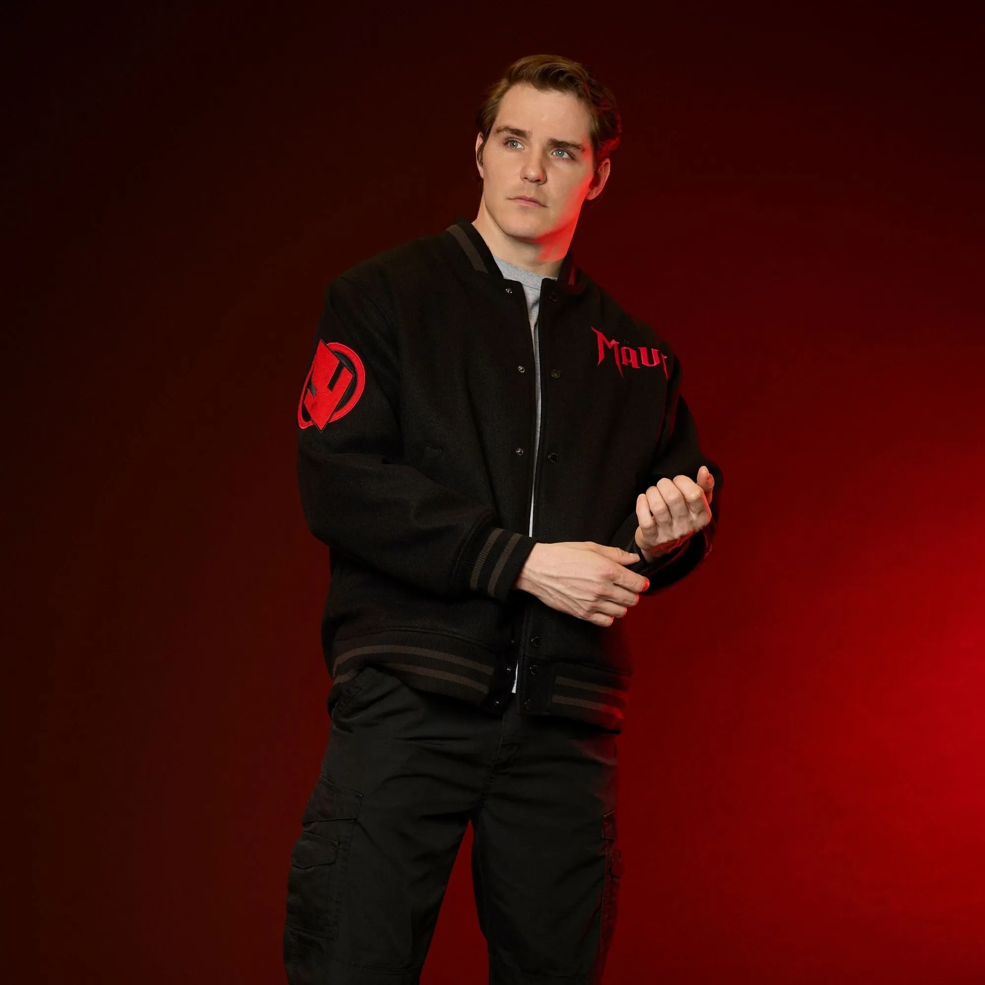 Darth Maul Varsity Jacket sold by Cakeworthy product image thumbnail 3