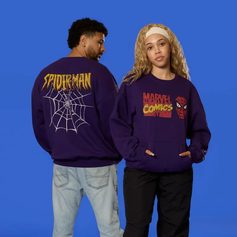 Spider Man 90's Pocket Crewneck made by Marvel