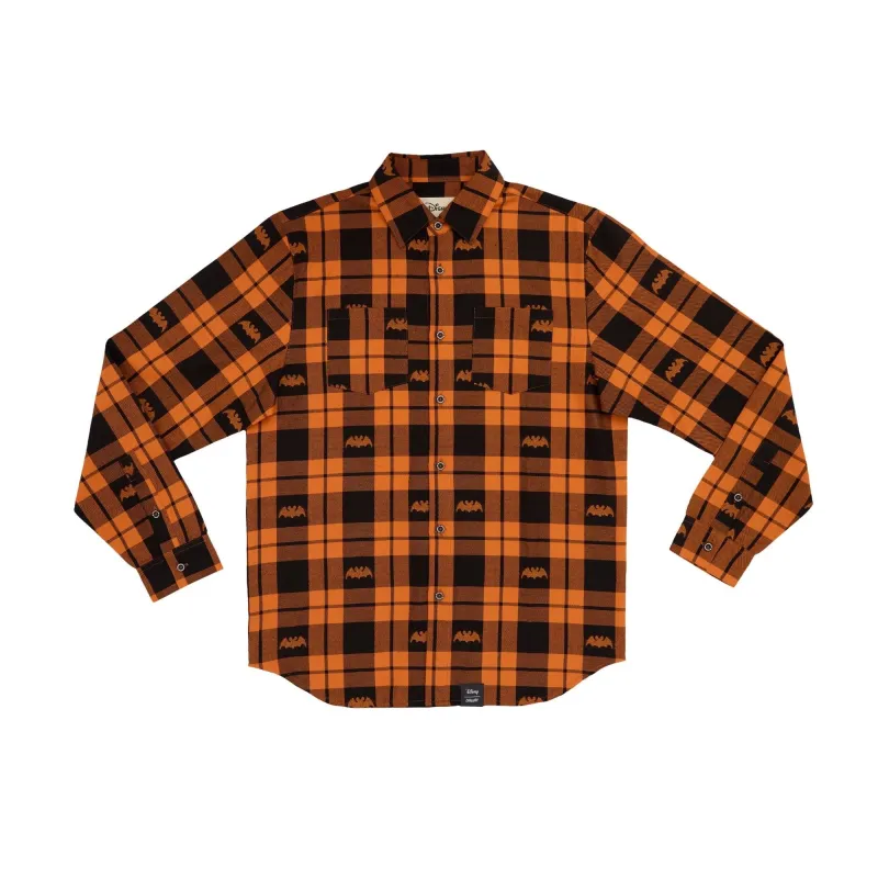 Disney Mickey Mouse Bat Vintage Halloween Flannel made by Disney