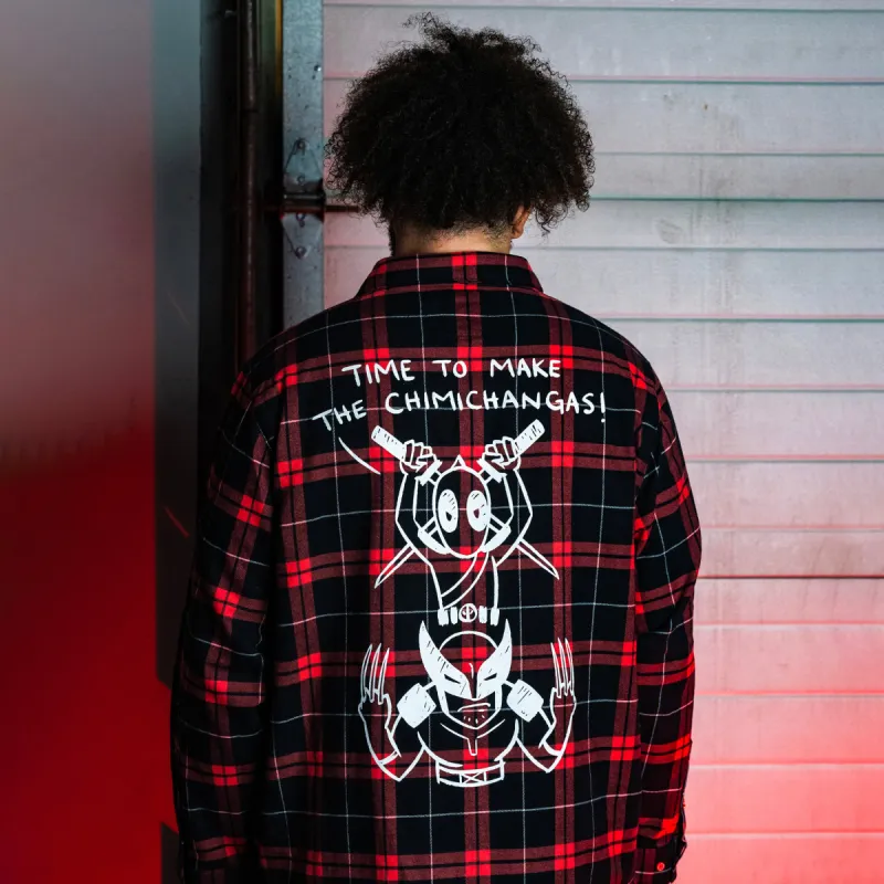 Deadpool Flannel sold by Cakeworthy