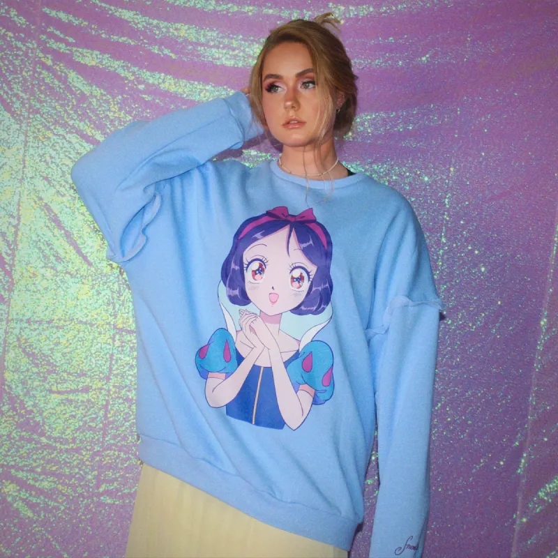 Snow White Anime Princess Ruffle Pullover sold by Cakeworthy