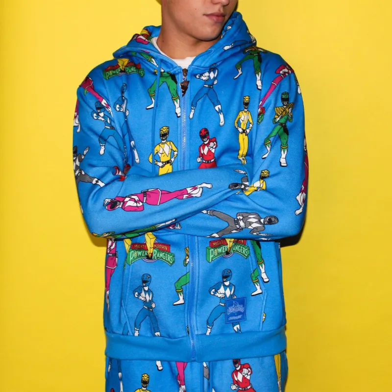 Power Rangers AOP Hoodie made by Hasbro