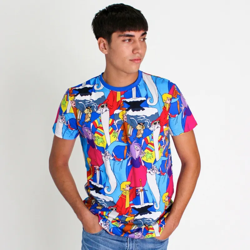 Sword In The Stone AOP T-Shirt sold by Cakeworthy