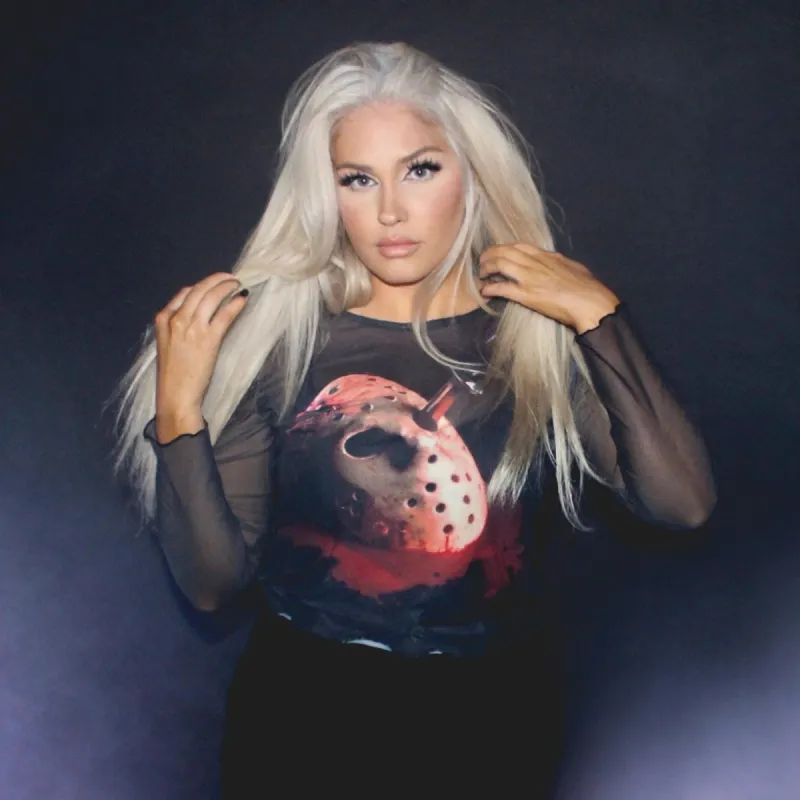 Friday the 13th Mesh Top sold by Cakeworthy