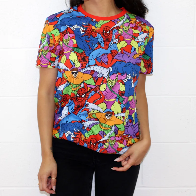 Spider-Man AOP T-Shirt sold by Cakeworthy