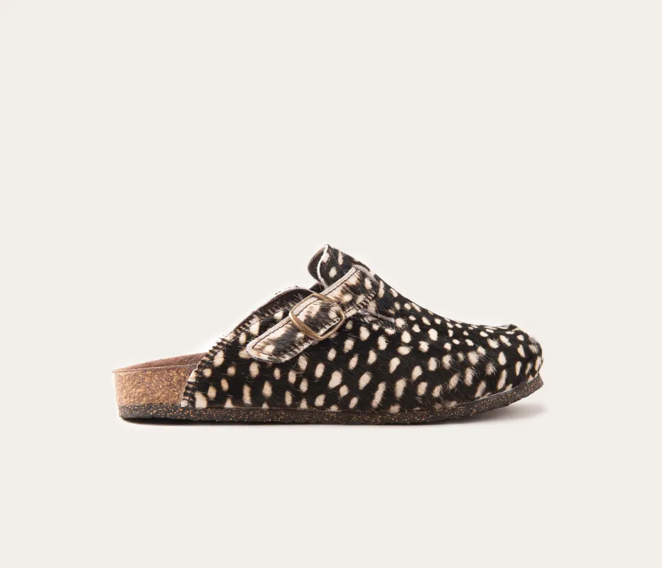 Hambourg Mule femme Poils sold by La Botte Gardiane