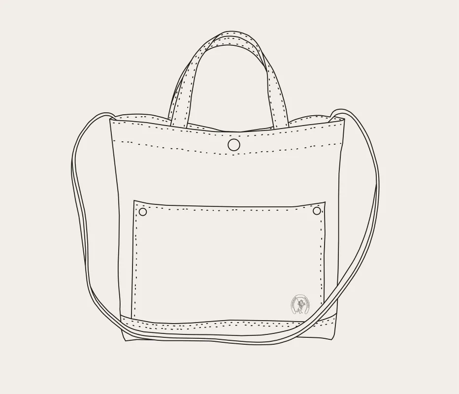 Sac Le Carré Personnalisable sold by La Botte Gardiane