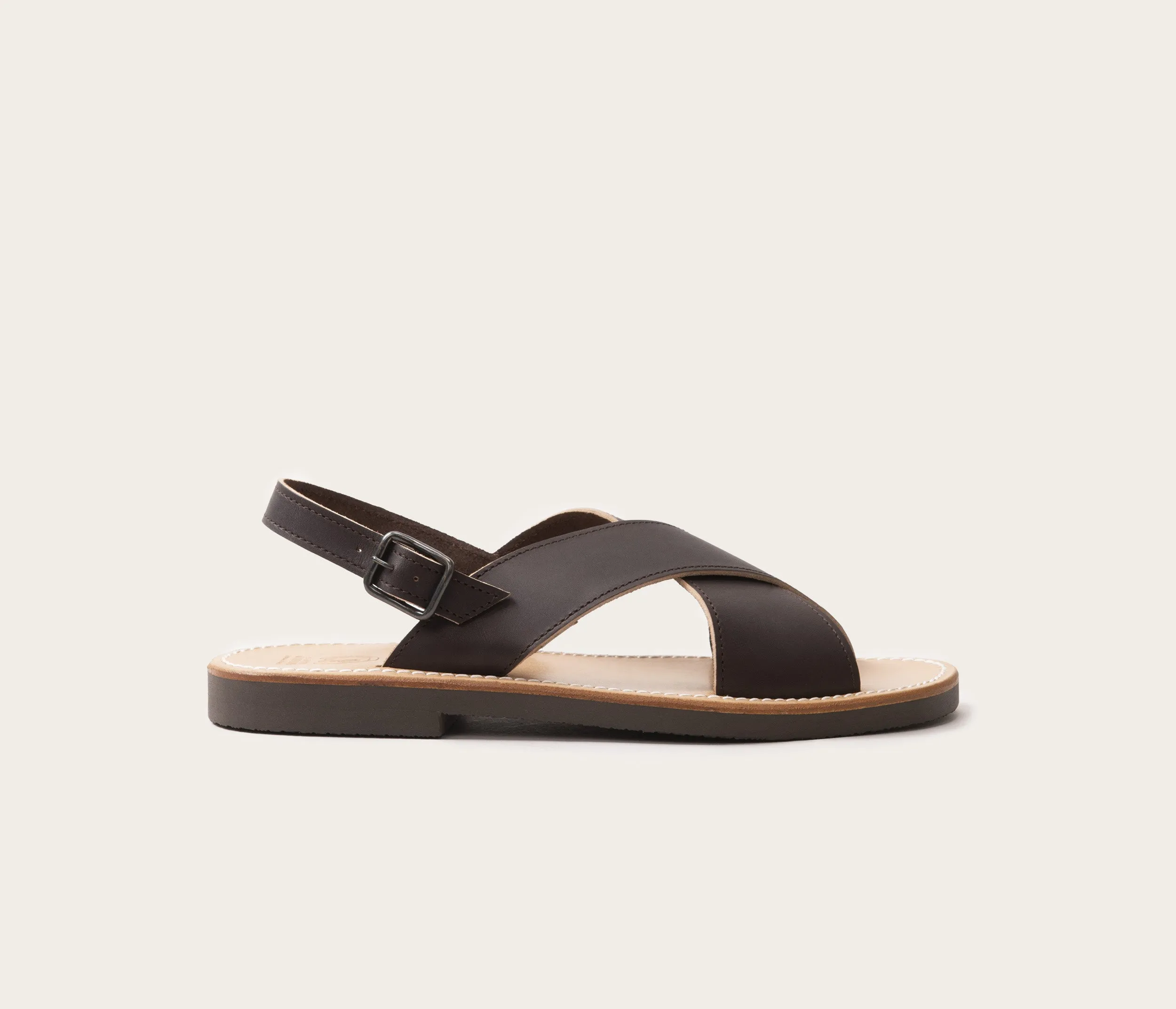 Uzès Sandale Homme Café sold by La Botte Gardiane