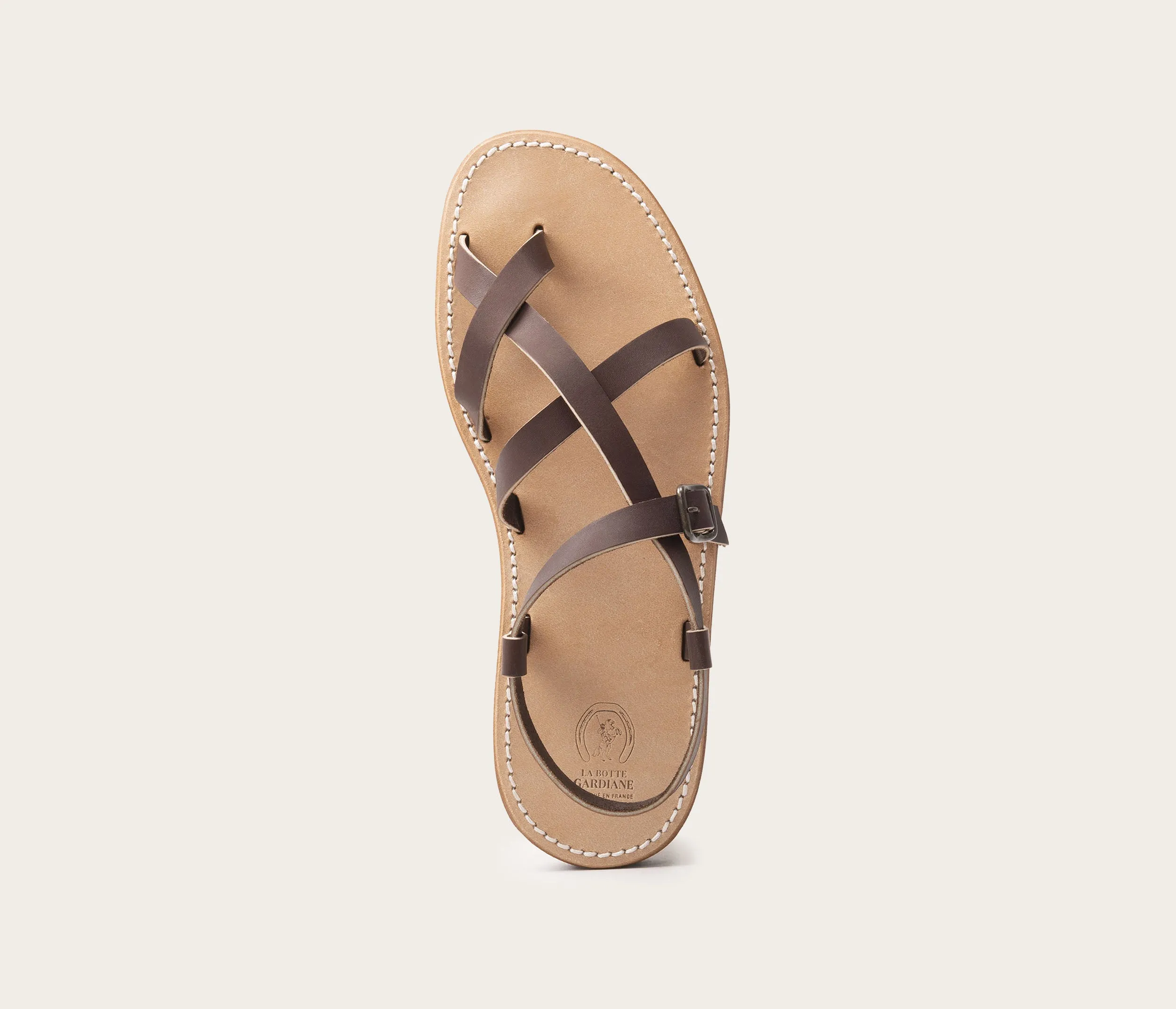 Croisette Sandale Homme Café sold by La Botte Gardiane product image thumbnail 3