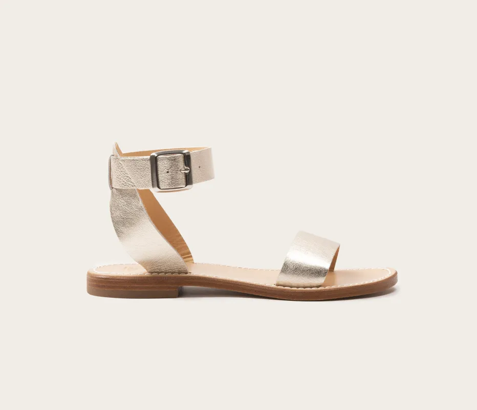 Mage Sandale Femme Champagne sold by La Botte Gardiane