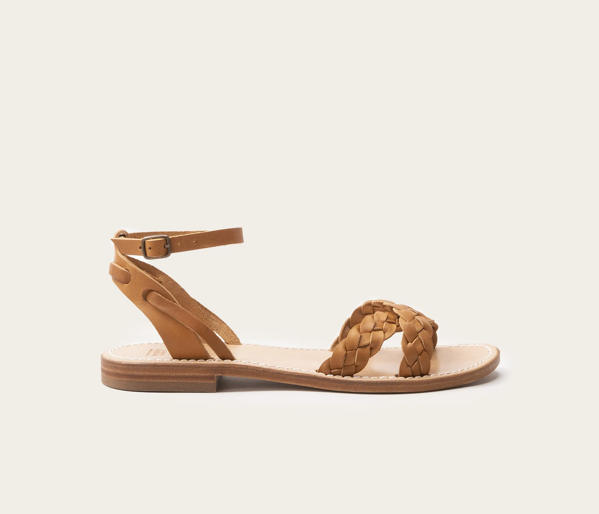 Criss Cross Sandale Chêne Avec Patins - Prix Doux sold by La Botte Gardiane