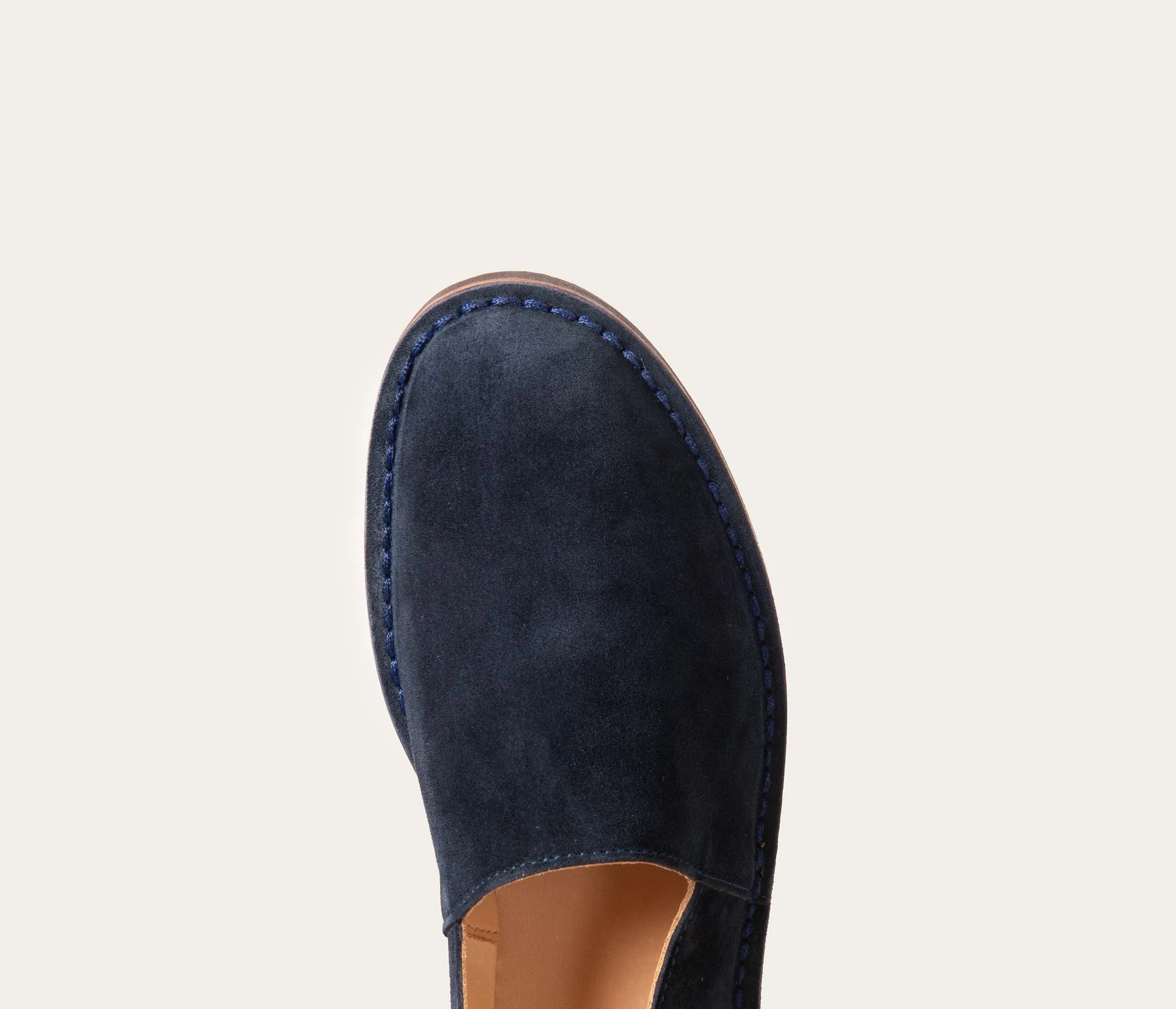 Maurice Mocassin Velours Marine sold by La Botte Gardiane product image thumbnail 3