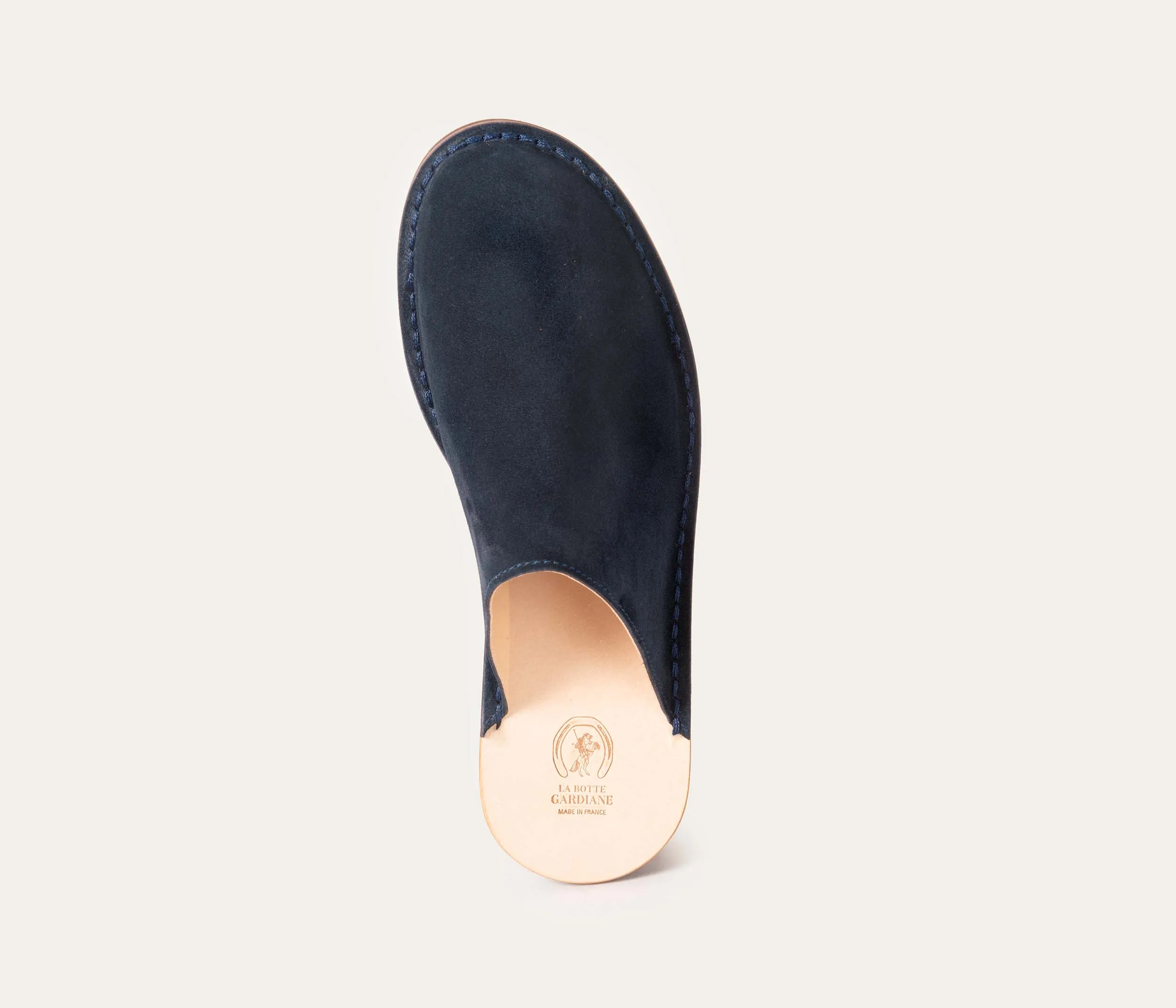 Estérel Mule Homme Velours Marine sold by La Botte Gardiane product image thumbnail 2