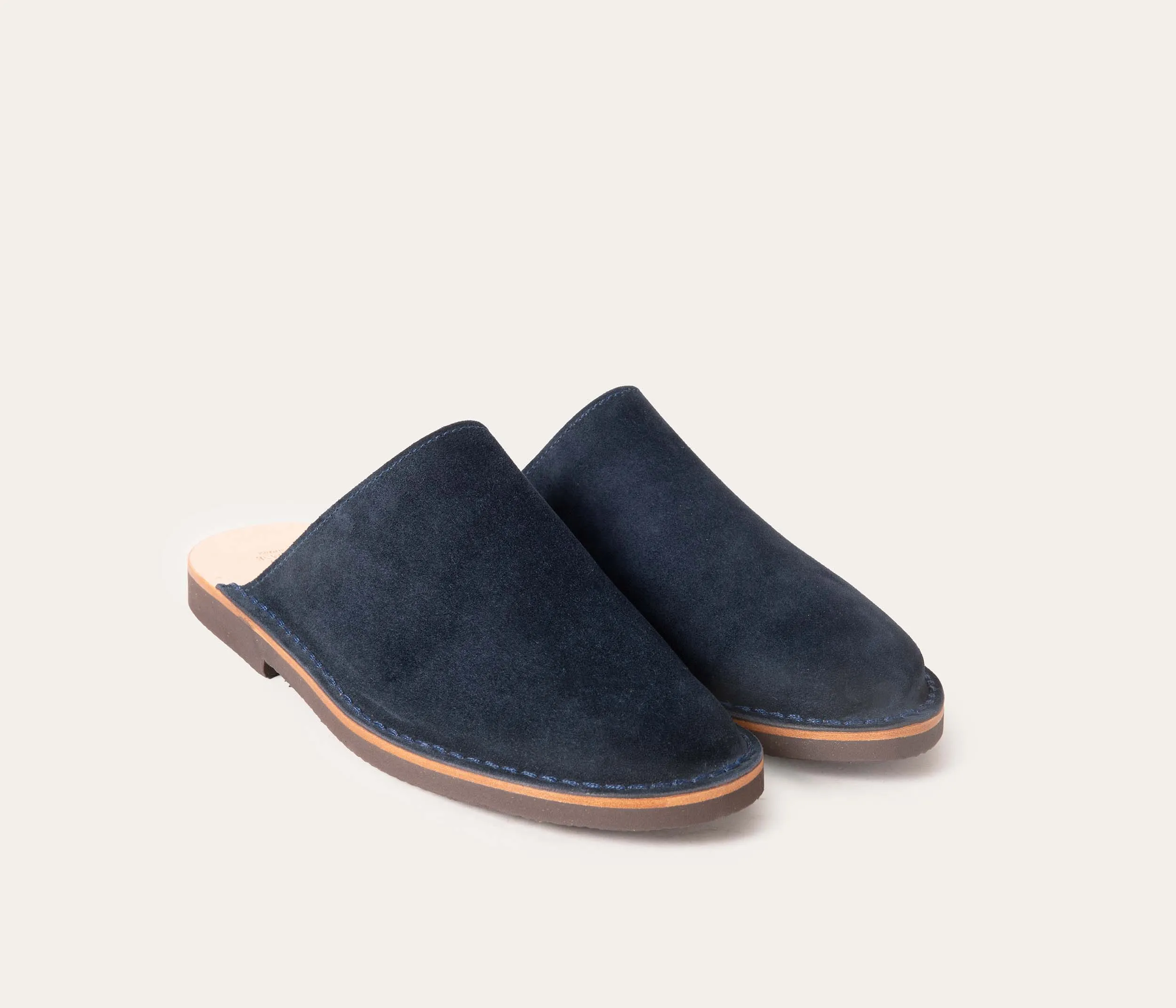 Estérel Mule Homme Velours Marine sold by La Botte Gardiane product image thumbnail 3