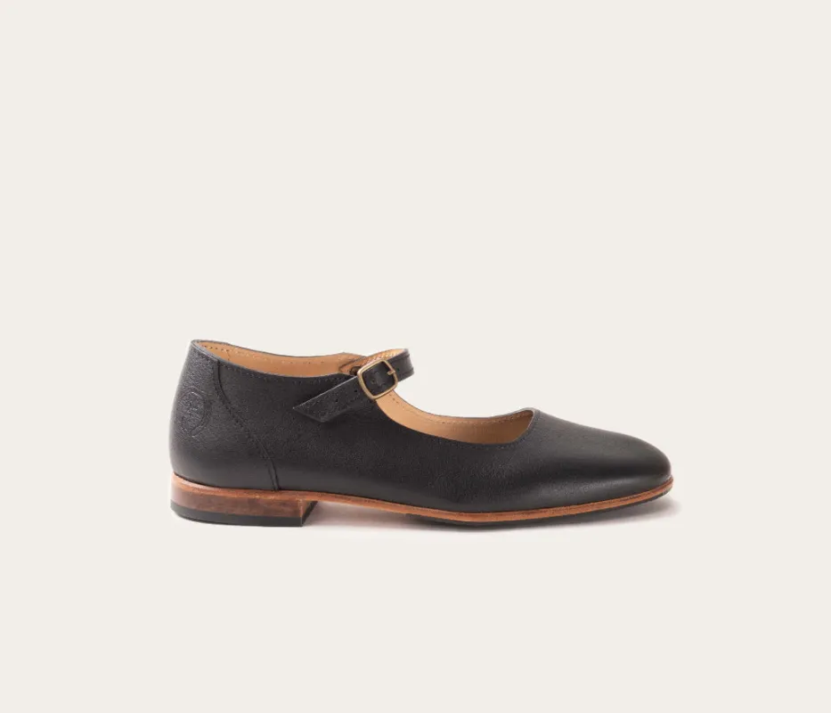 Jeanne, Babie Souple Noir made by La Botte Gardiane