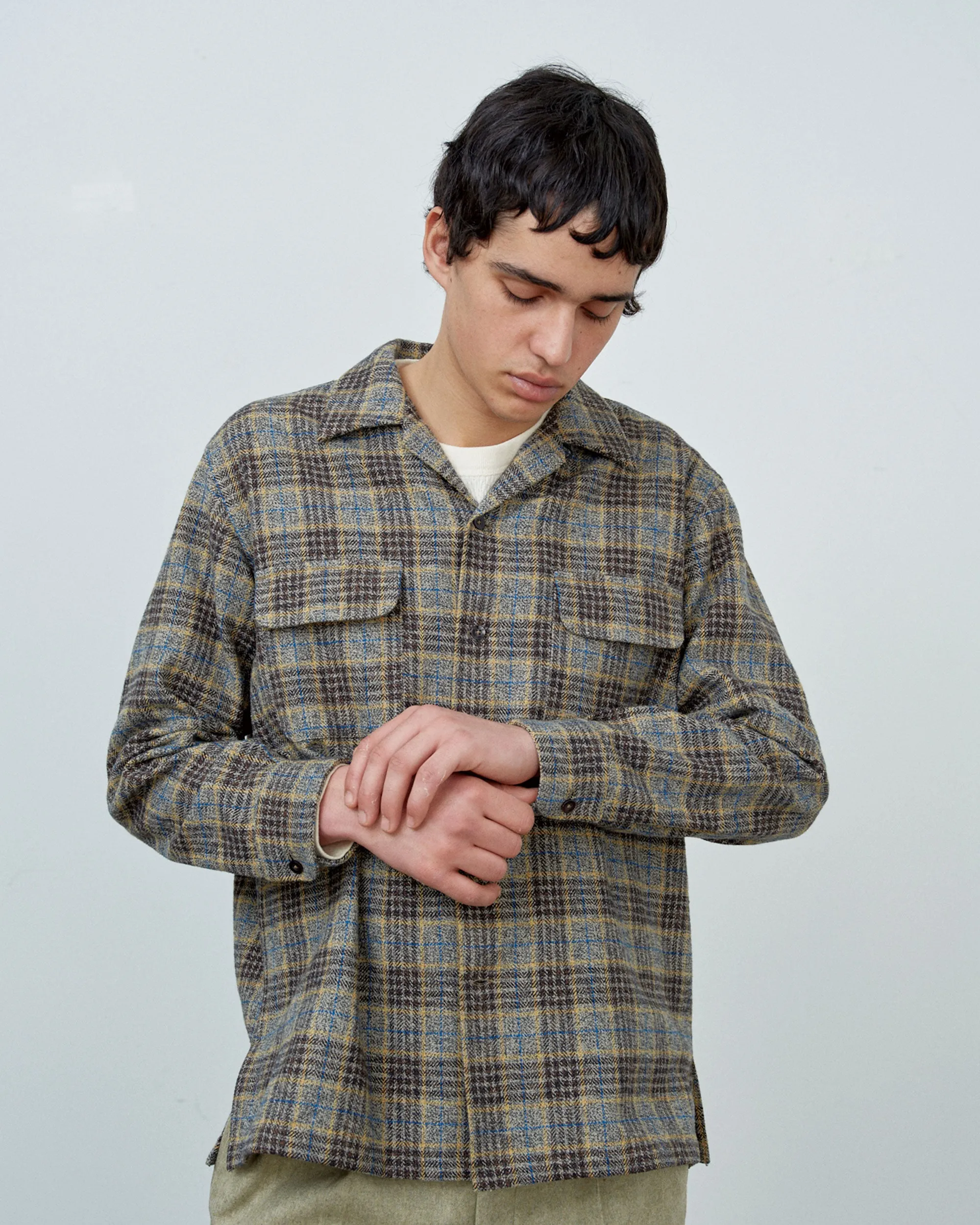 ROGER SHIRT COTTON TWEED CHECK sold by Big Yank product image thumbnail 2