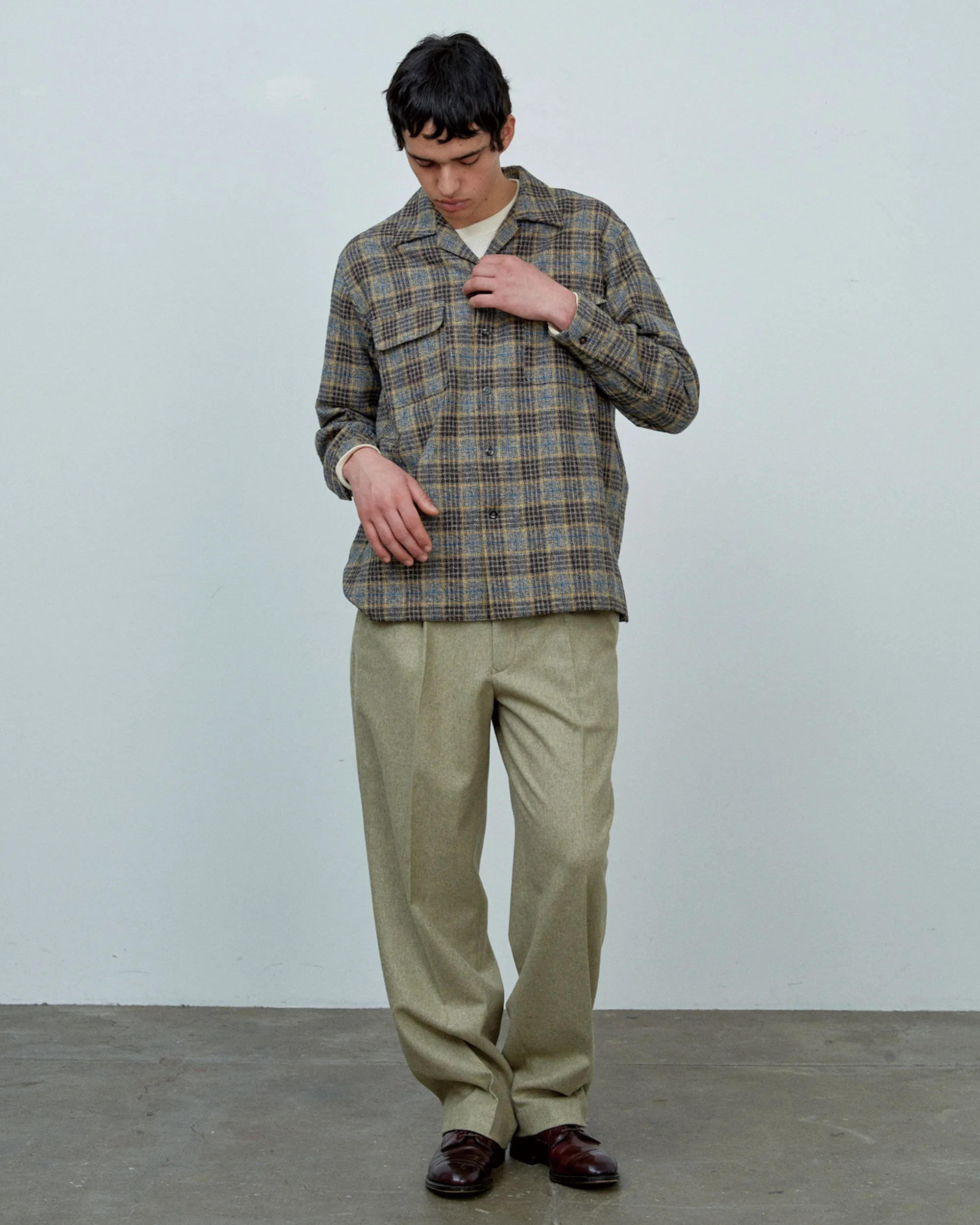 ROGER SHIRT COTTON TWEED CHECK sold by Big Yank product image thumbnail 3