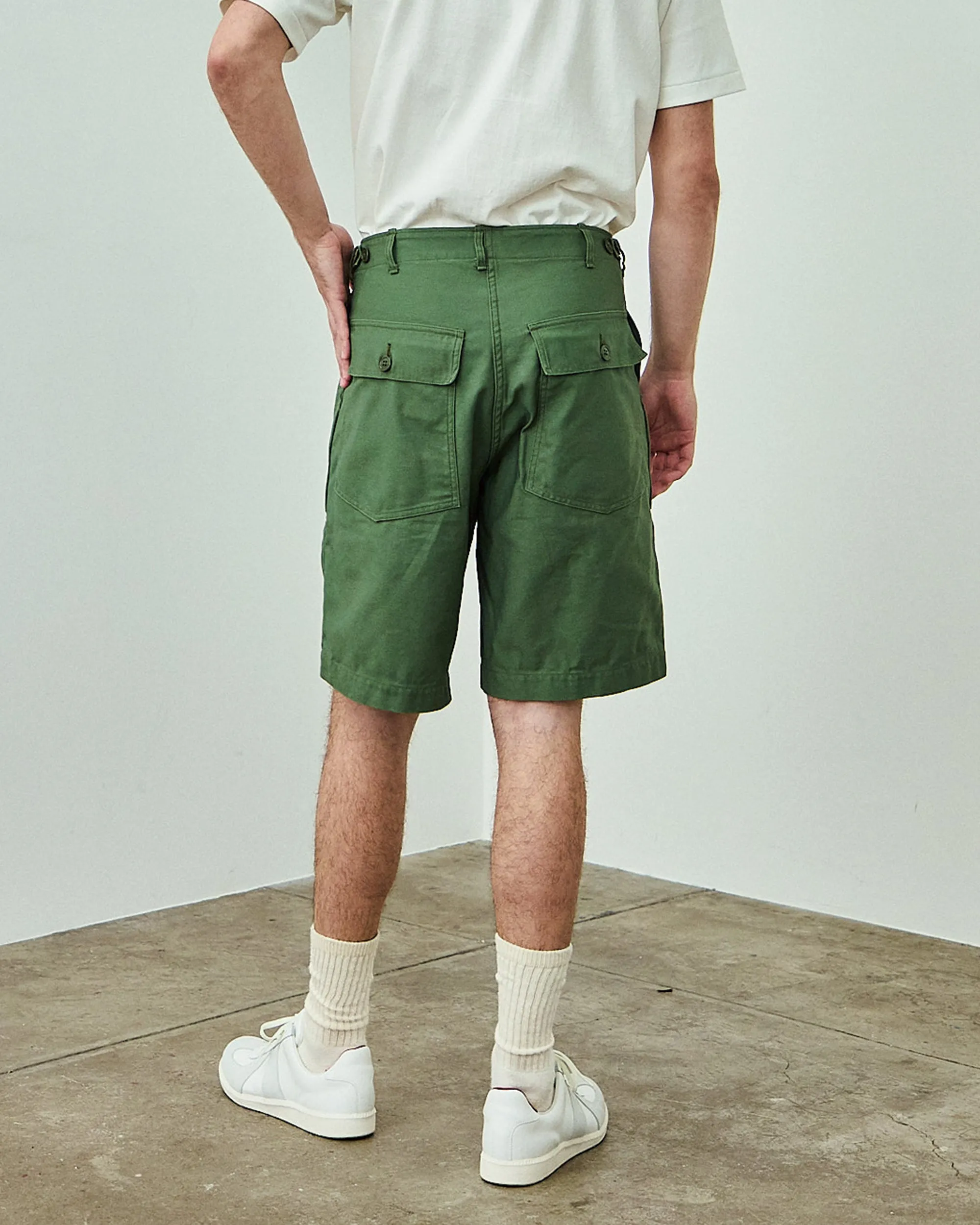 1961 UTILITY SHORTS VTG SATEEN sold by Big Yank product image thumbnail 2