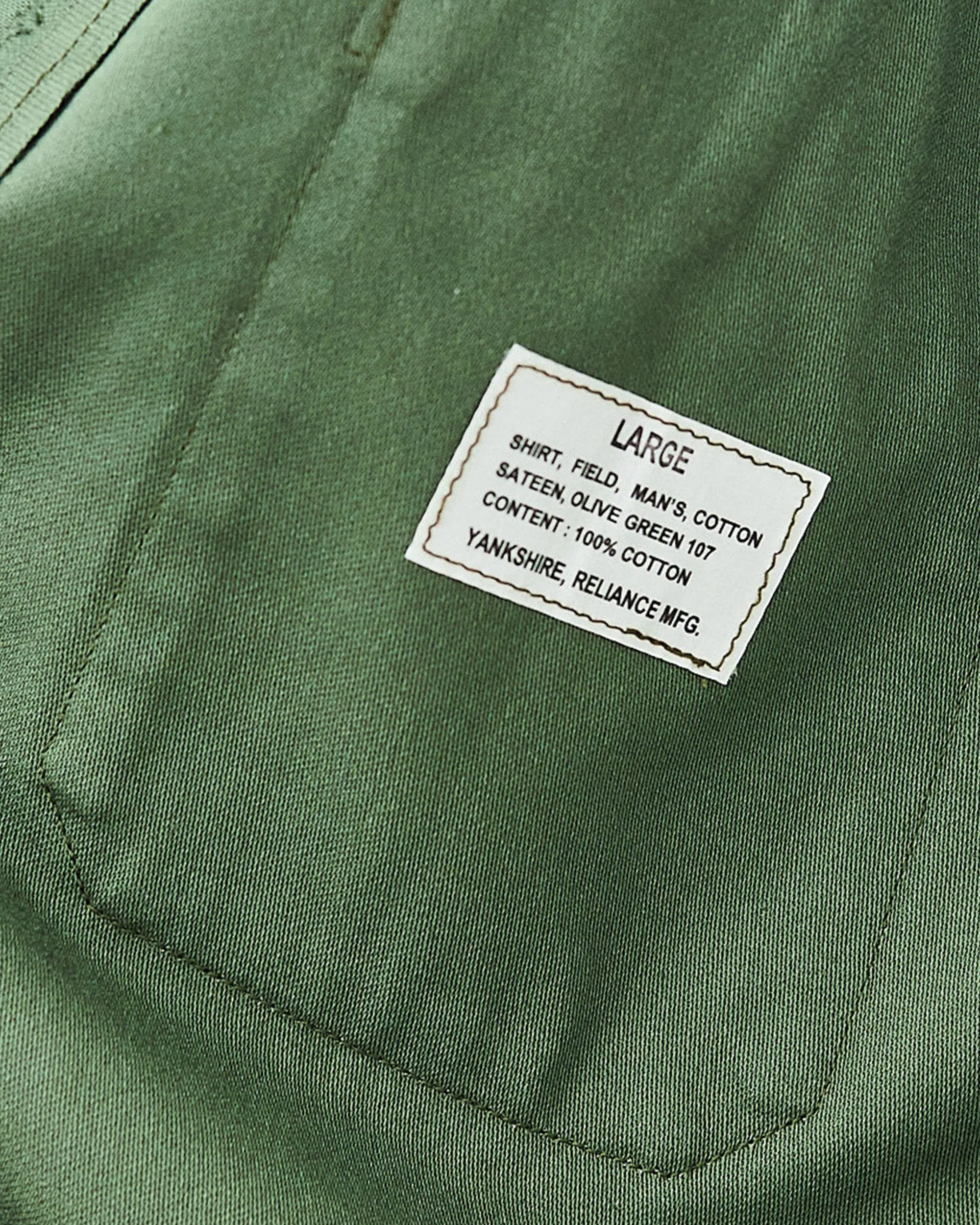 1952 FIELD SHIRT VTG SATEEN sold by Big Yank product image thumbnail 5