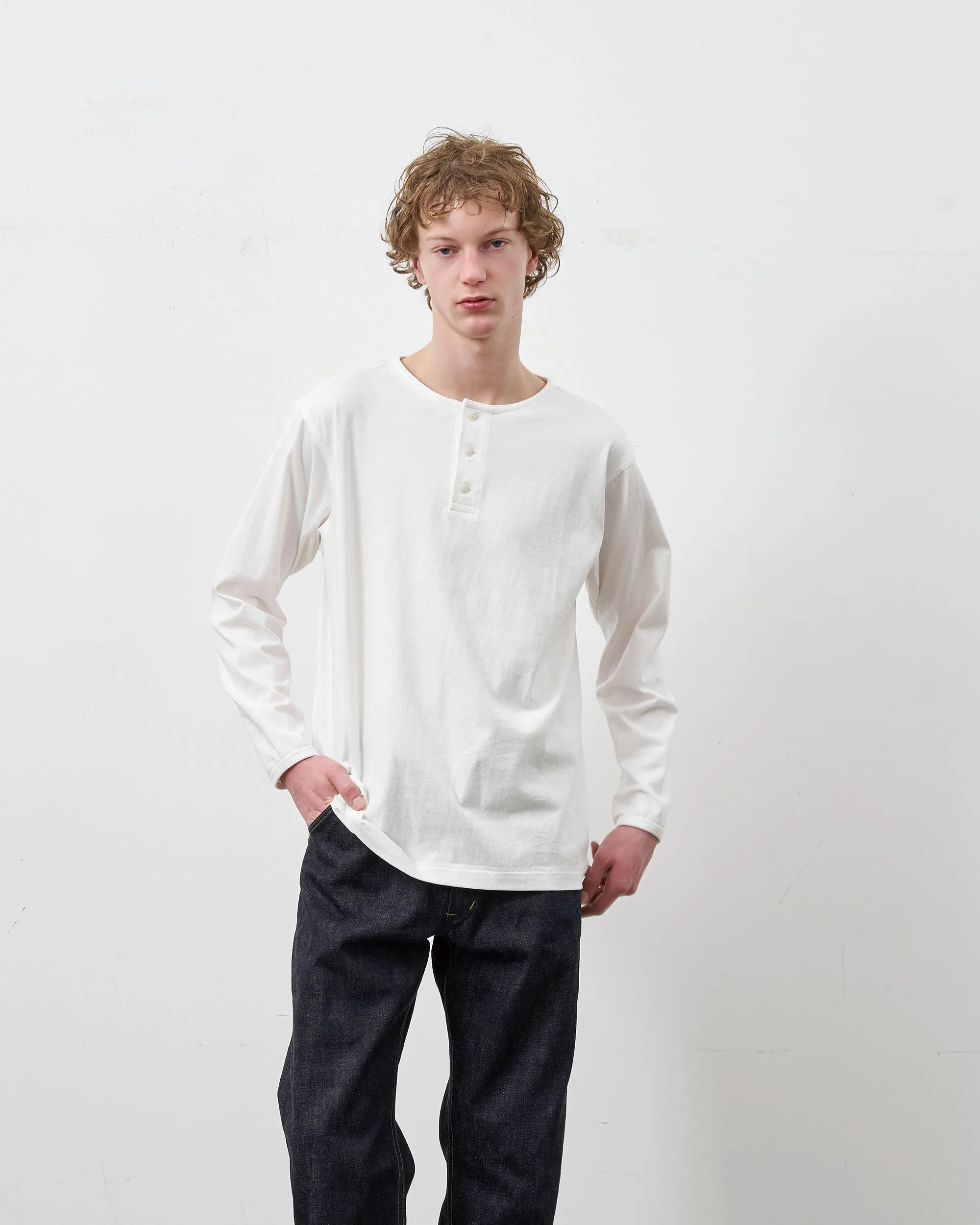 PRE-ORDER | HENRY NECK L/S TEE sold by Big Yank