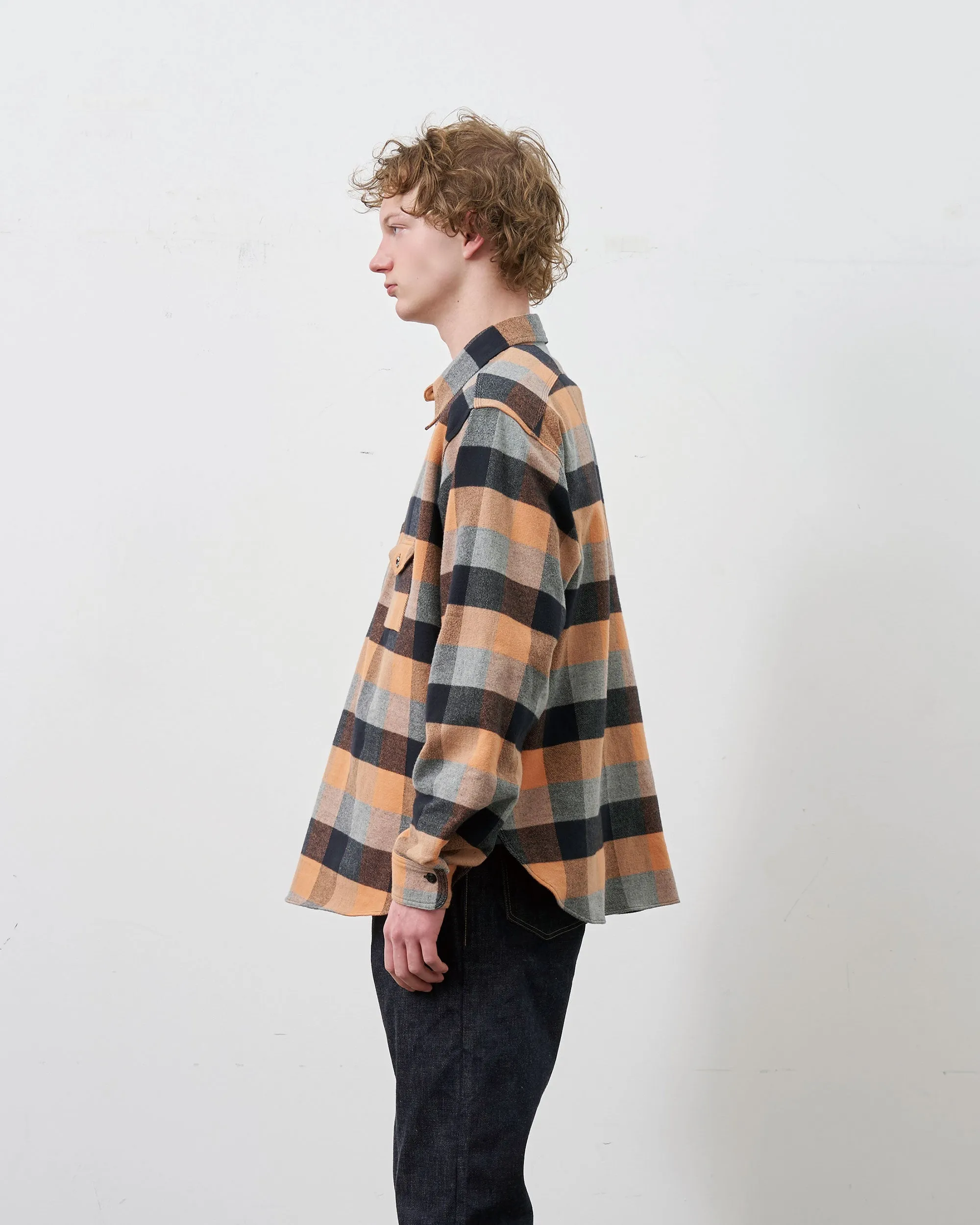 PRE-ORDER | Y1936 H-ZIP FLANNEL CHECK SHIRT sold by Big Yank product image thumbnail 5
