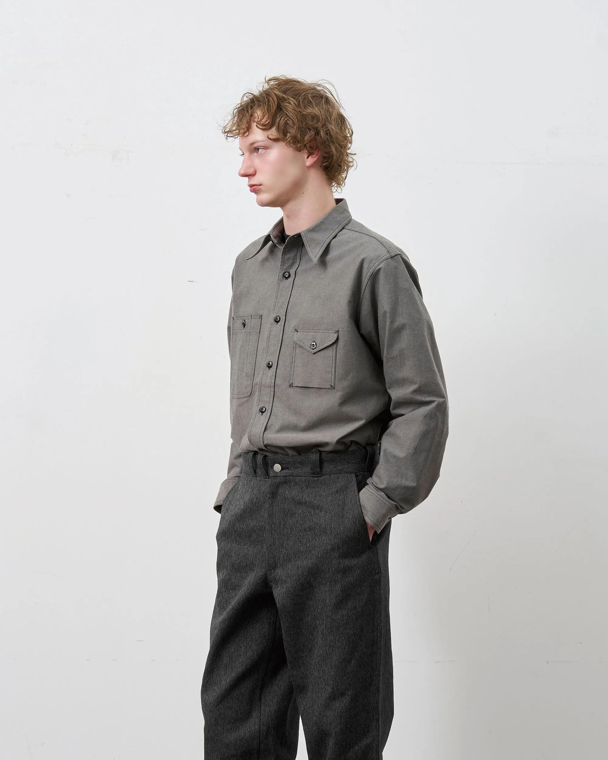 PRE-ORDER | Y1934 HEATHER CHAMBRAY SHIRT sold by Big Yank product image thumbnail 5