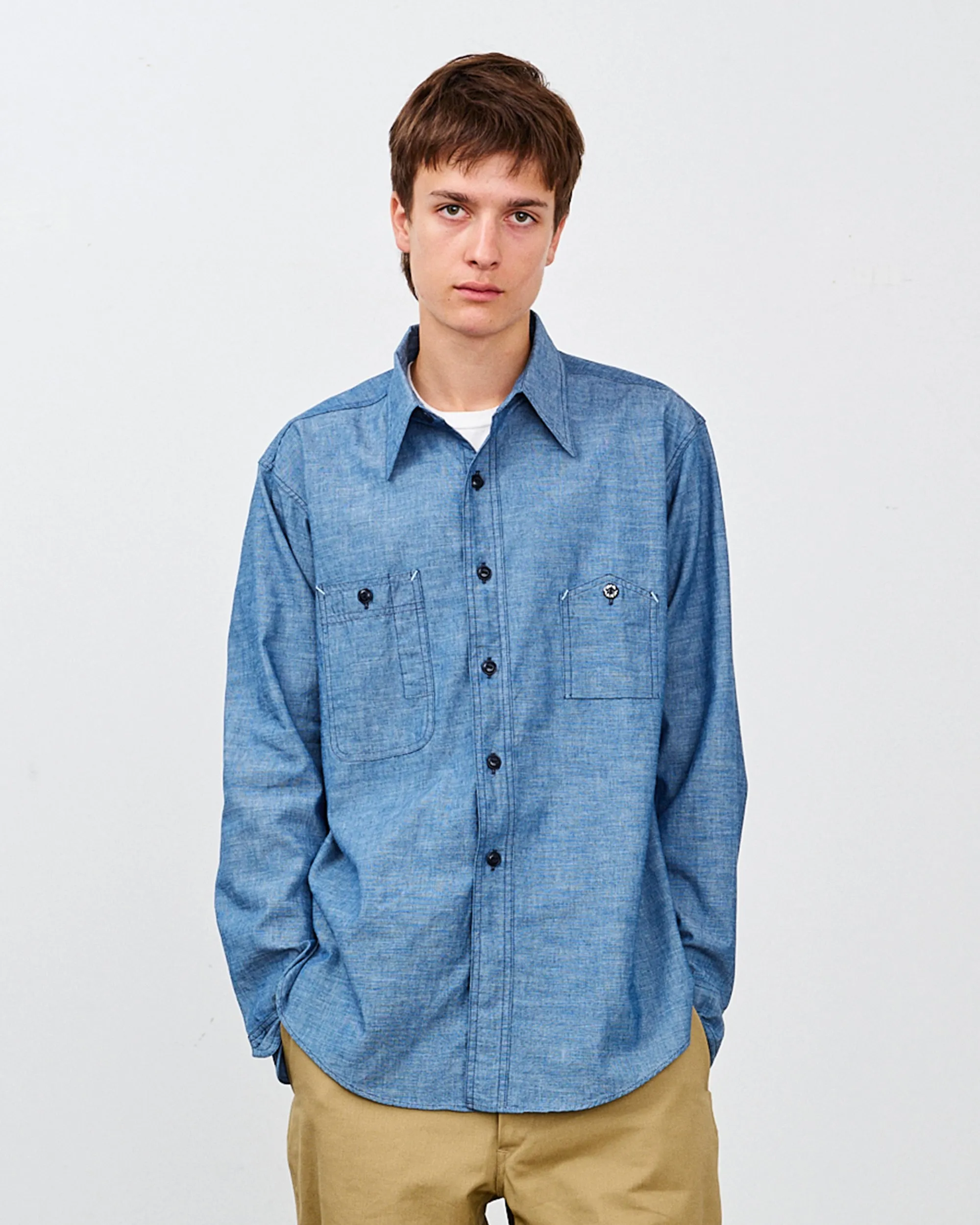 Y1942 CHAMBRAY SHIRT sold by Big Yank
