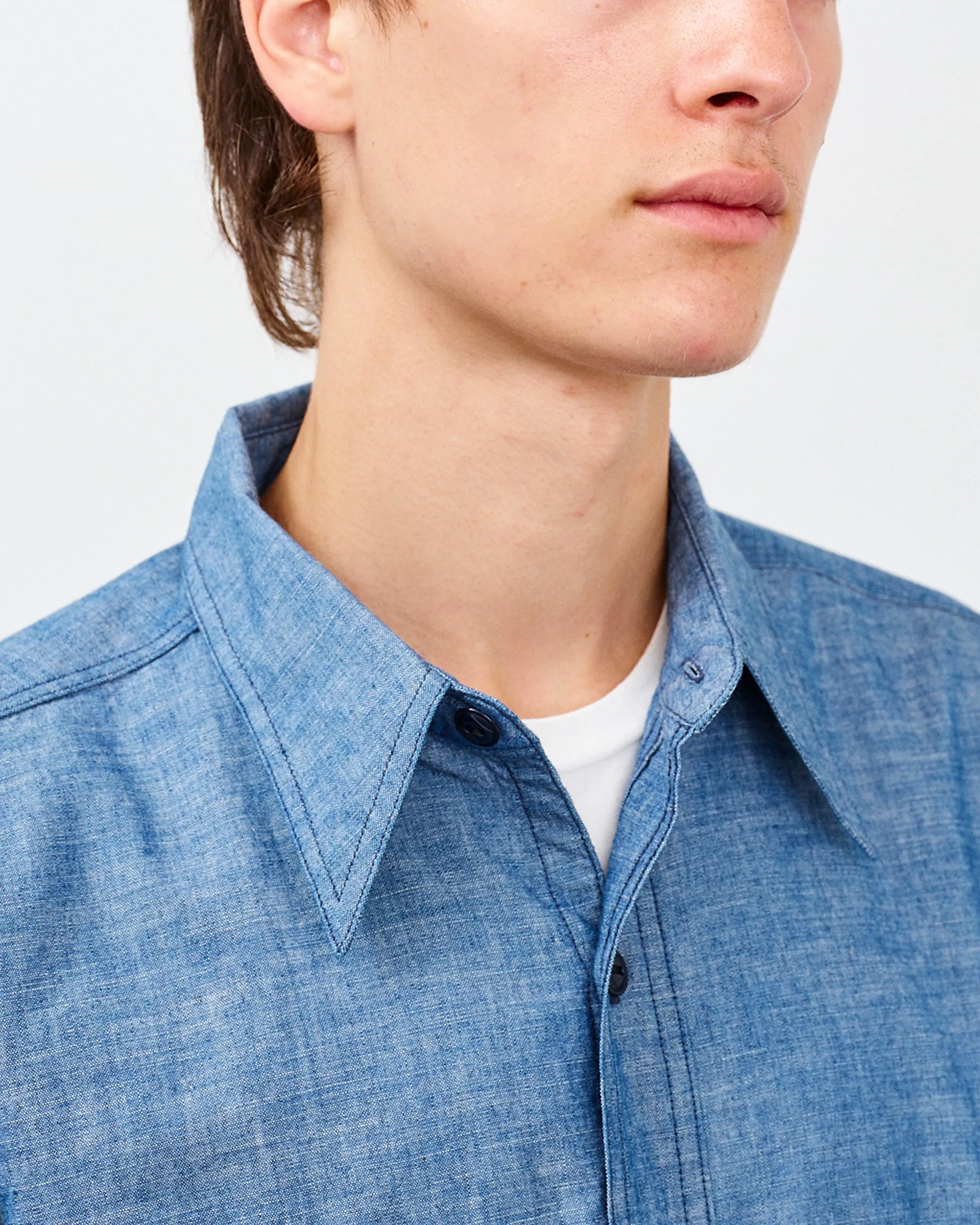 Y1942 CHAMBRAY SHIRT sold by Big Yank product image thumbnail 4