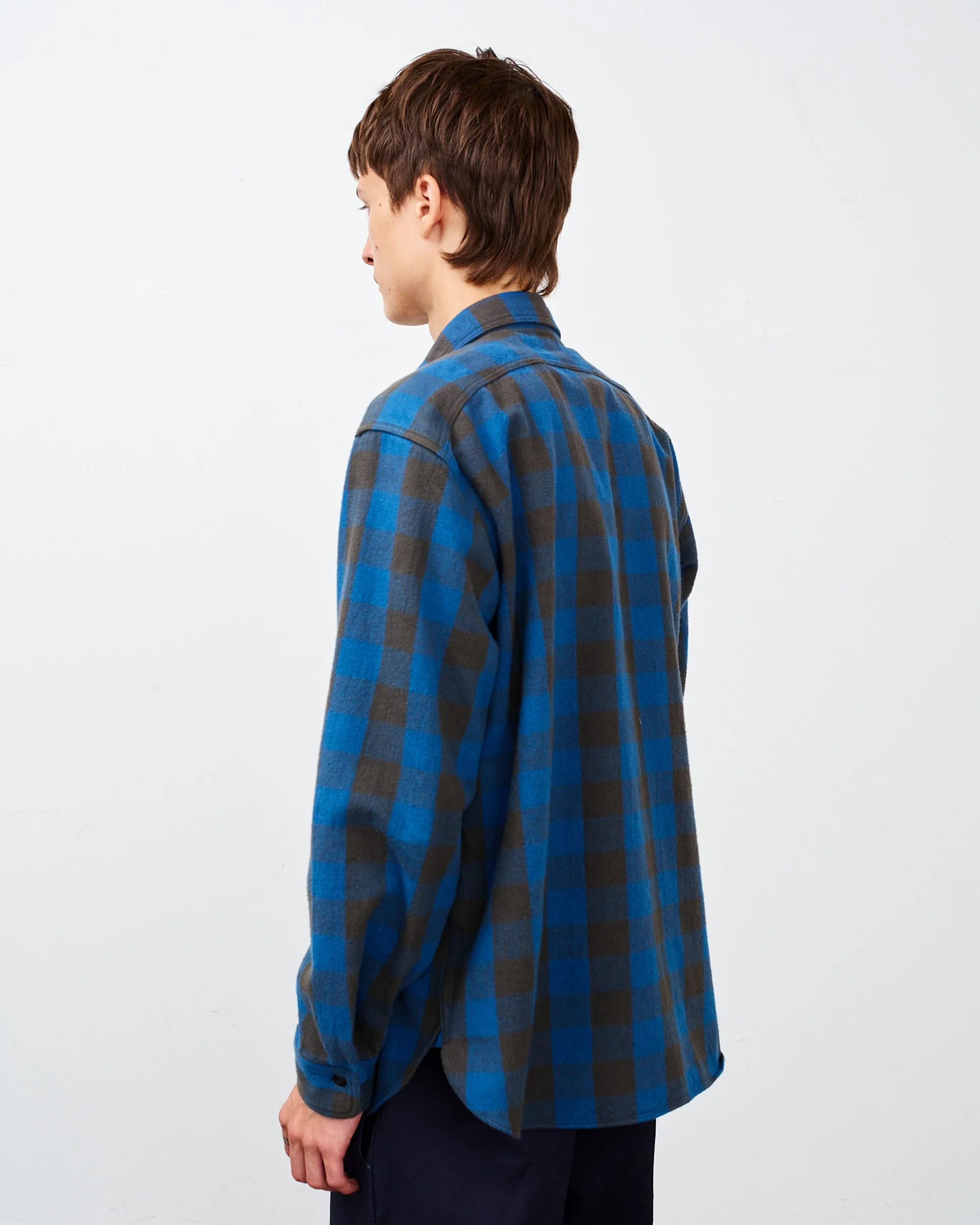 Y1945 FLANNEL SHIRT BLOCK CHECK sold by Big Yank product image thumbnail 2