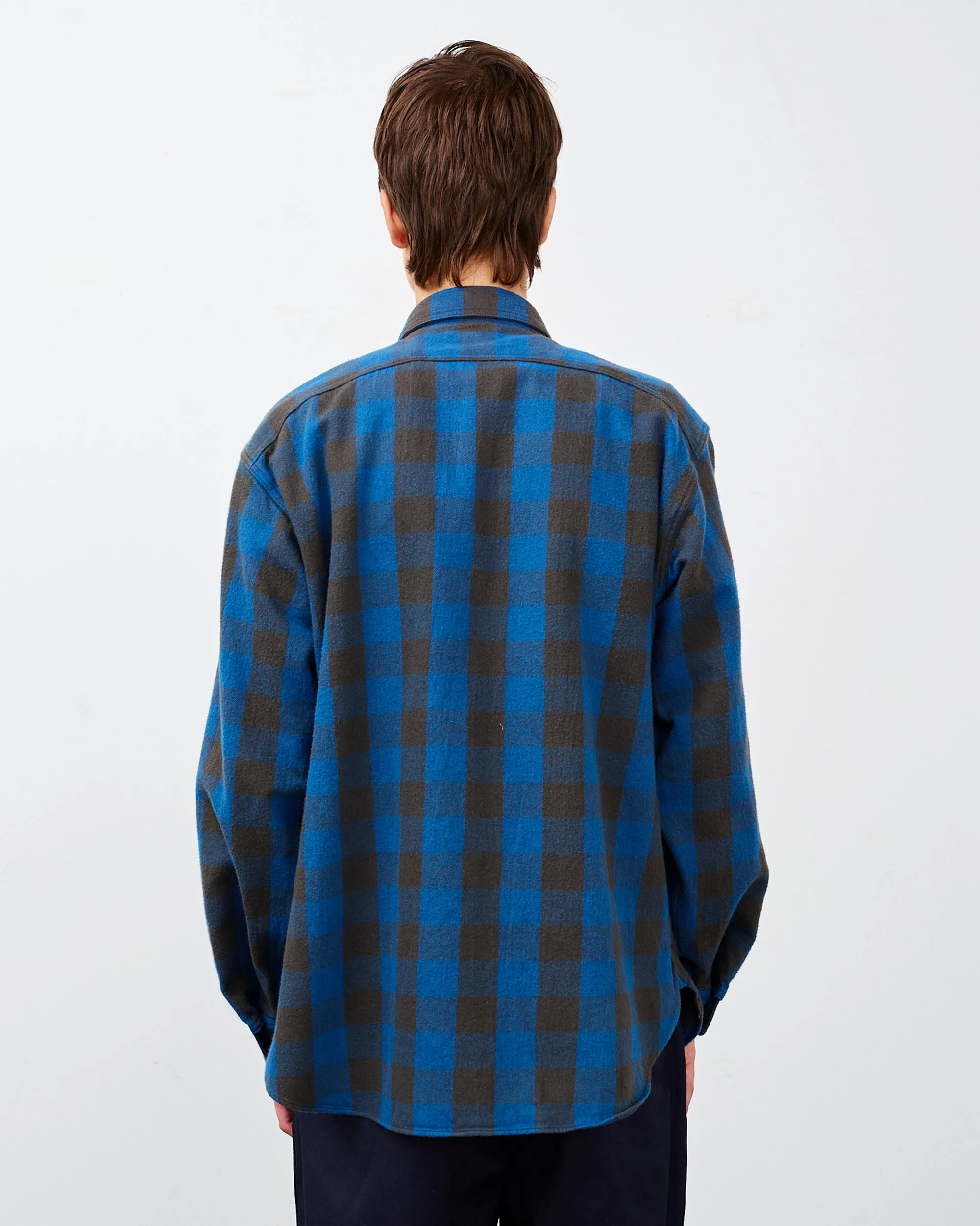 Y1945 FLANNEL SHIRT BLOCK CHECK sold by Big Yank product image thumbnail 3