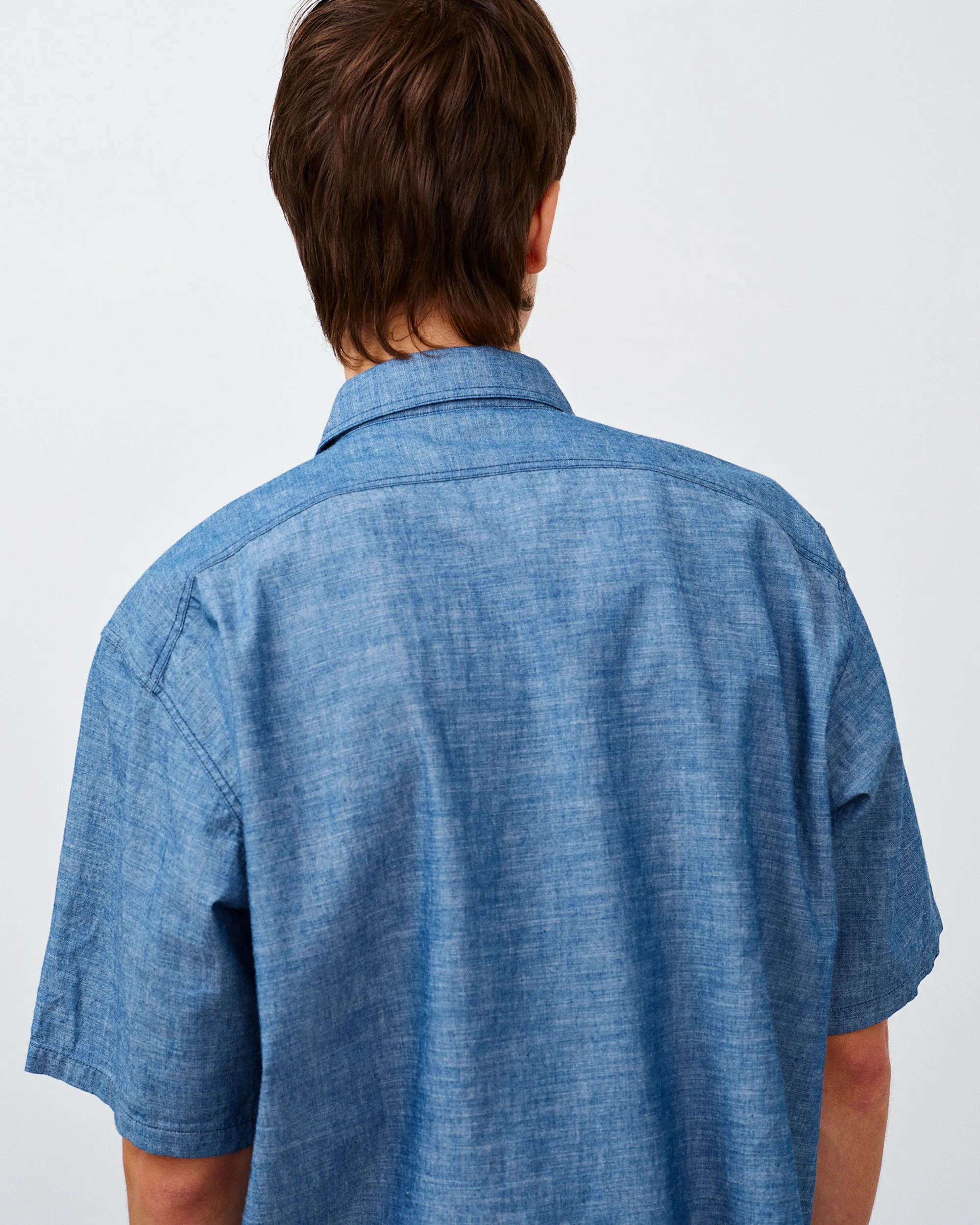 Y1942 S-SLEEVE CHAMBRAY SHIRT sold by Big Yank product image thumbnail 4