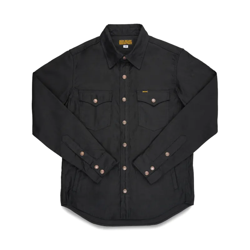 IHSH-425-BLK 8oz Military Whipcord CPO Shirt - Black sold by BlackBlue