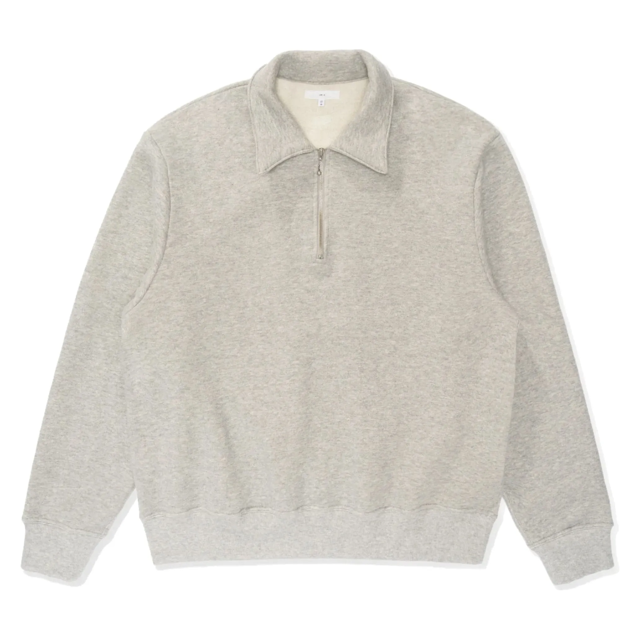 LW626CW Quarter Zip Sweatshirt - Heather Grey sold by BlackBlue