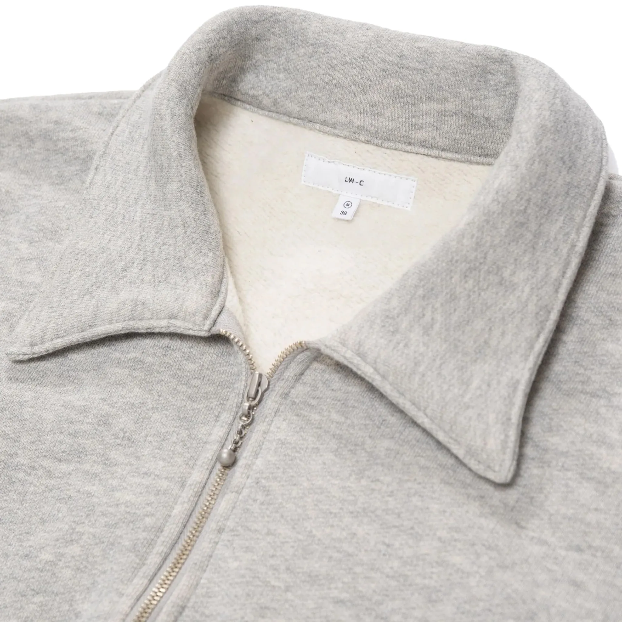 LW626CW Quarter Zip Sweatshirt - Heather Grey sold by BlackBlue product image thumbnail 2