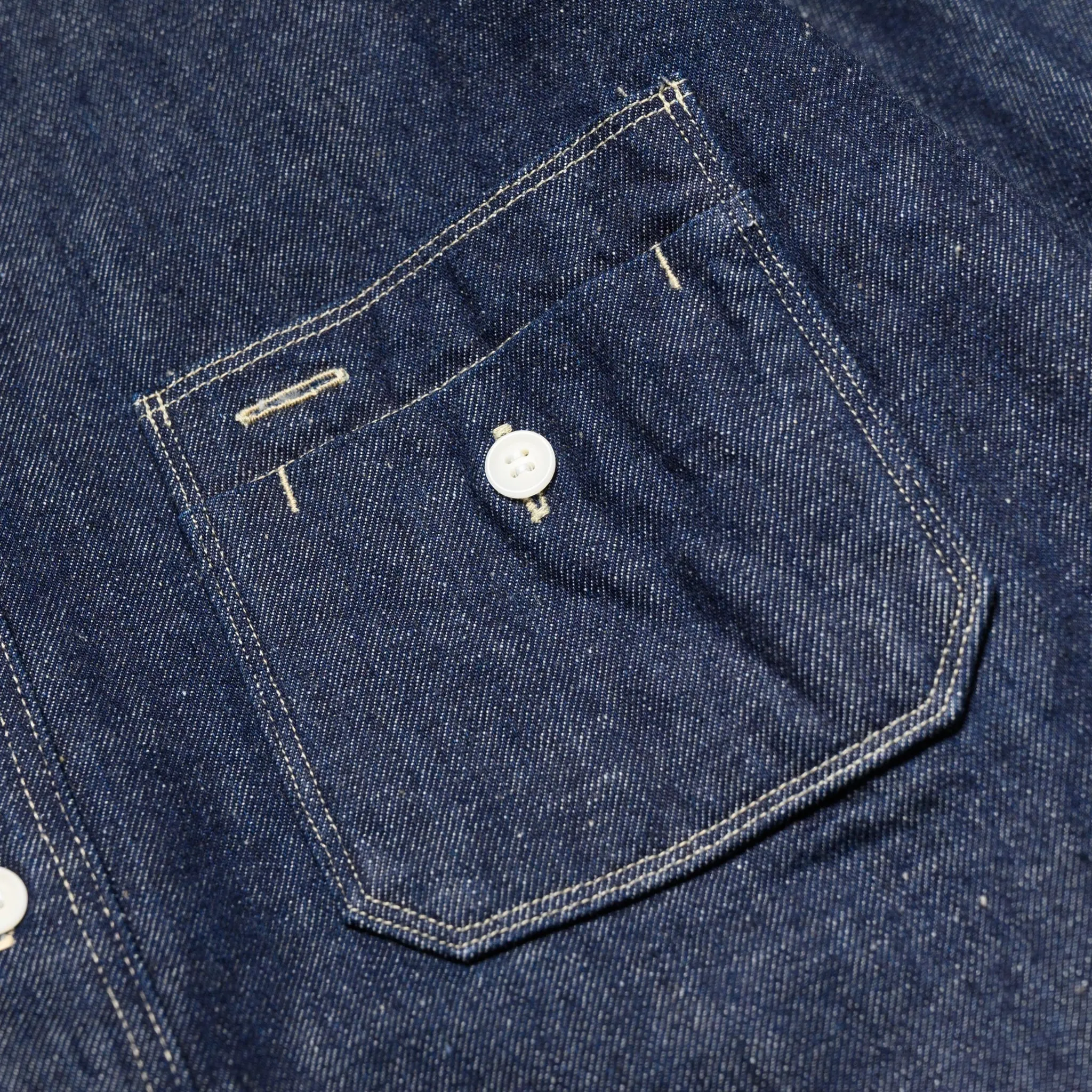 SJWS-SC02W Samurai Cotton Denim Work Shirt - Indigo sold by BlackBlue product image thumbnail 4