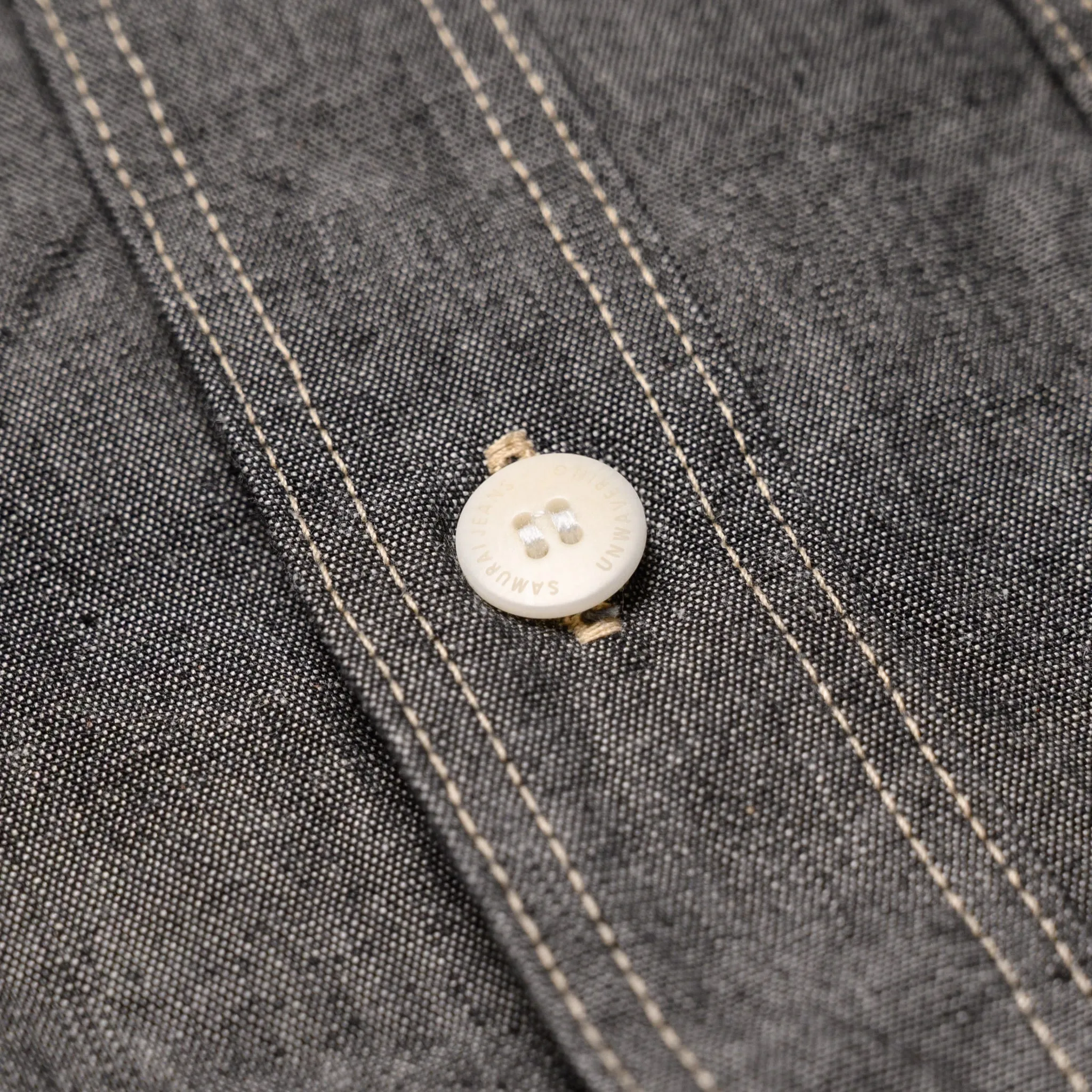 SJCBS25W Selvedge Chambray Work Shirt - Black sold by BlackBlue product image thumbnail 5