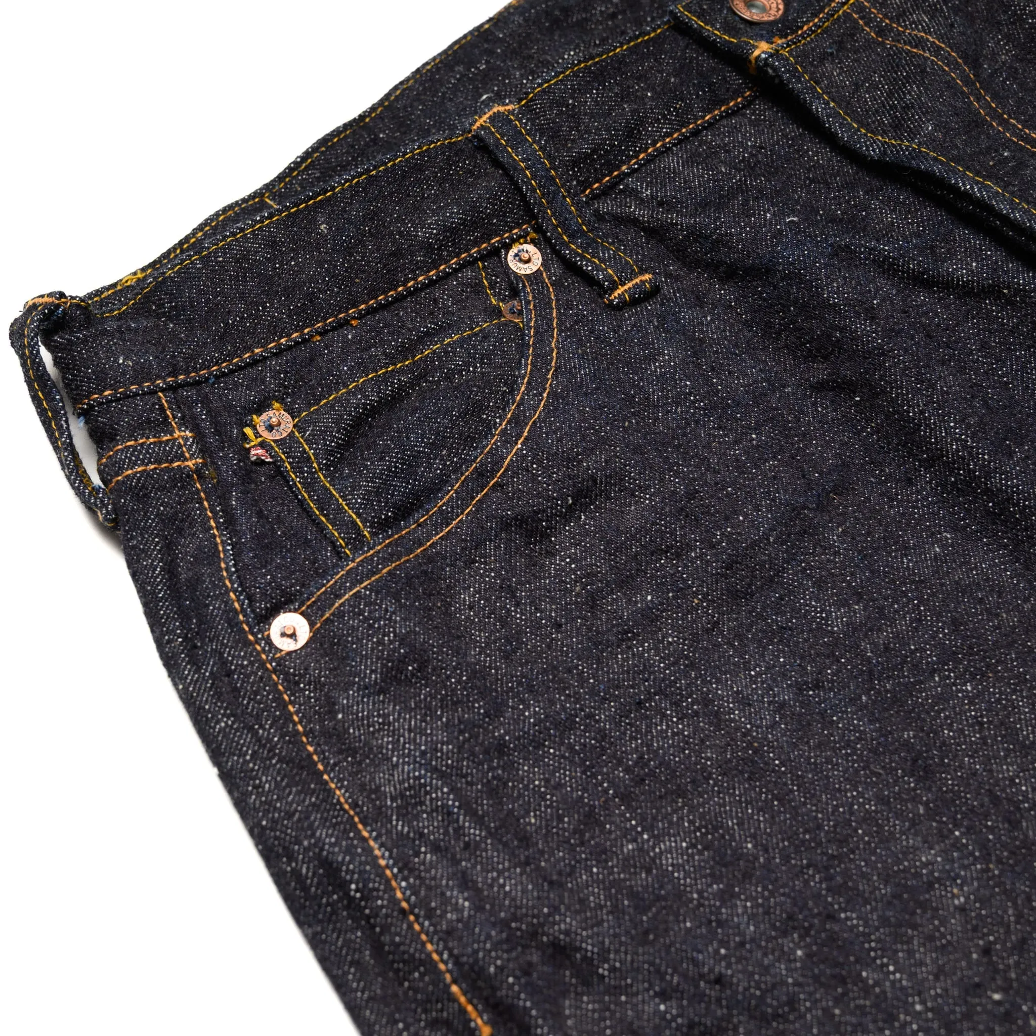 S5100VX Model Zero+ 17oz Selvedge Denim High Rise Straight Fit sold by BlackBlue product image thumbnail 5