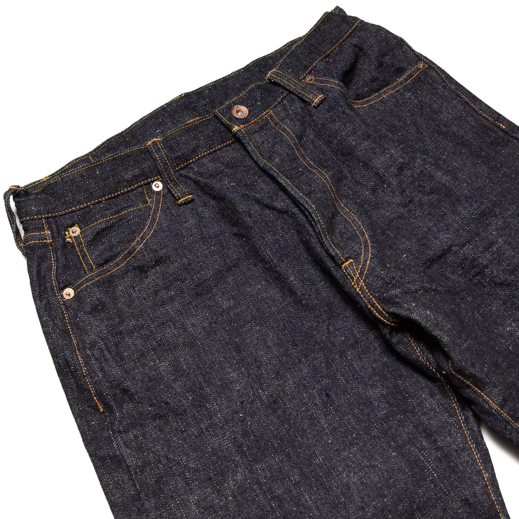 S5100VX Model Zero+ 17oz Selvedge Denim High Rise Straight Fit sold by BlackBlue product image thumbnail 4