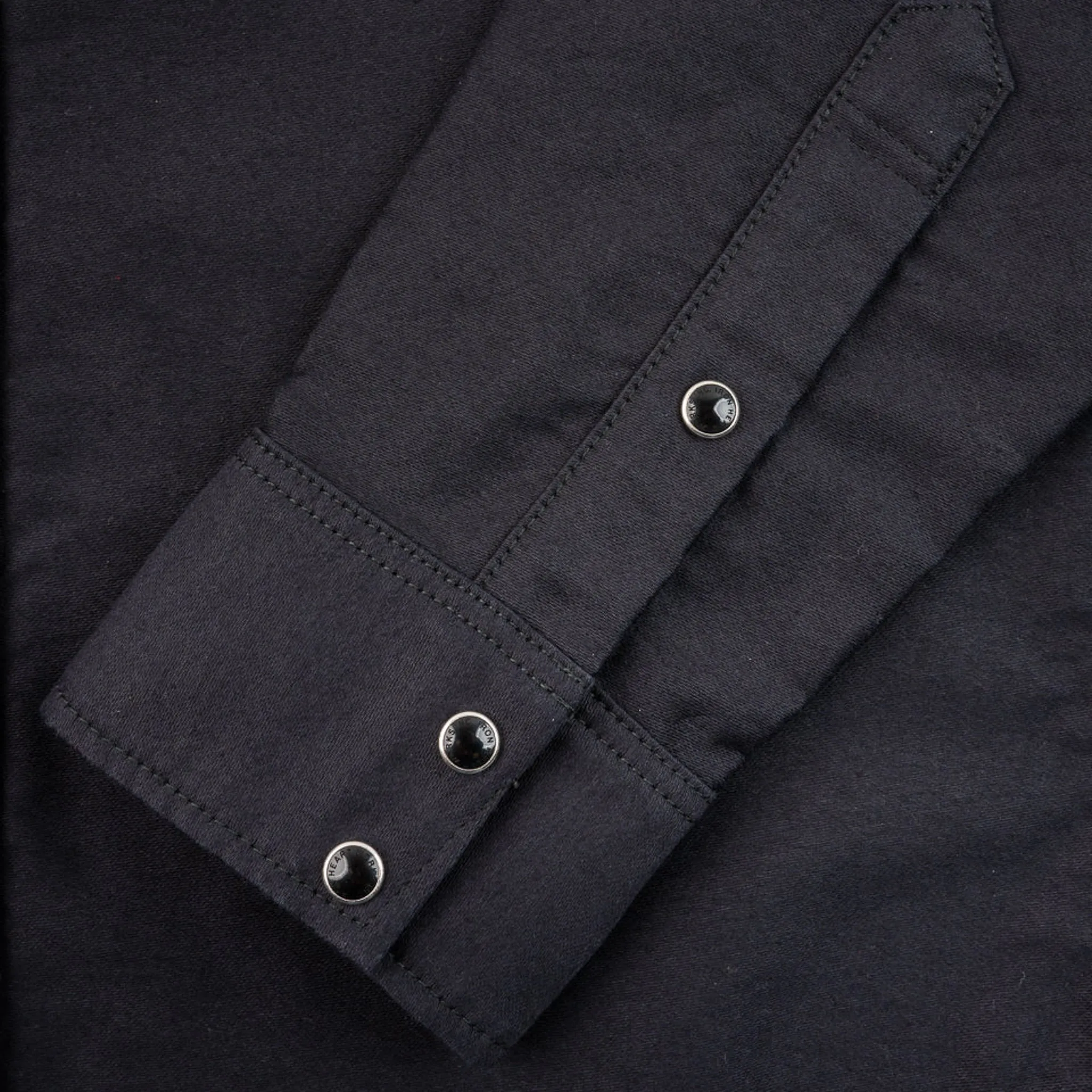 IHSH-426-BLK 12oz Military Moleskin Western Shirt - Black sold by BlackBlue product image thumbnail 5