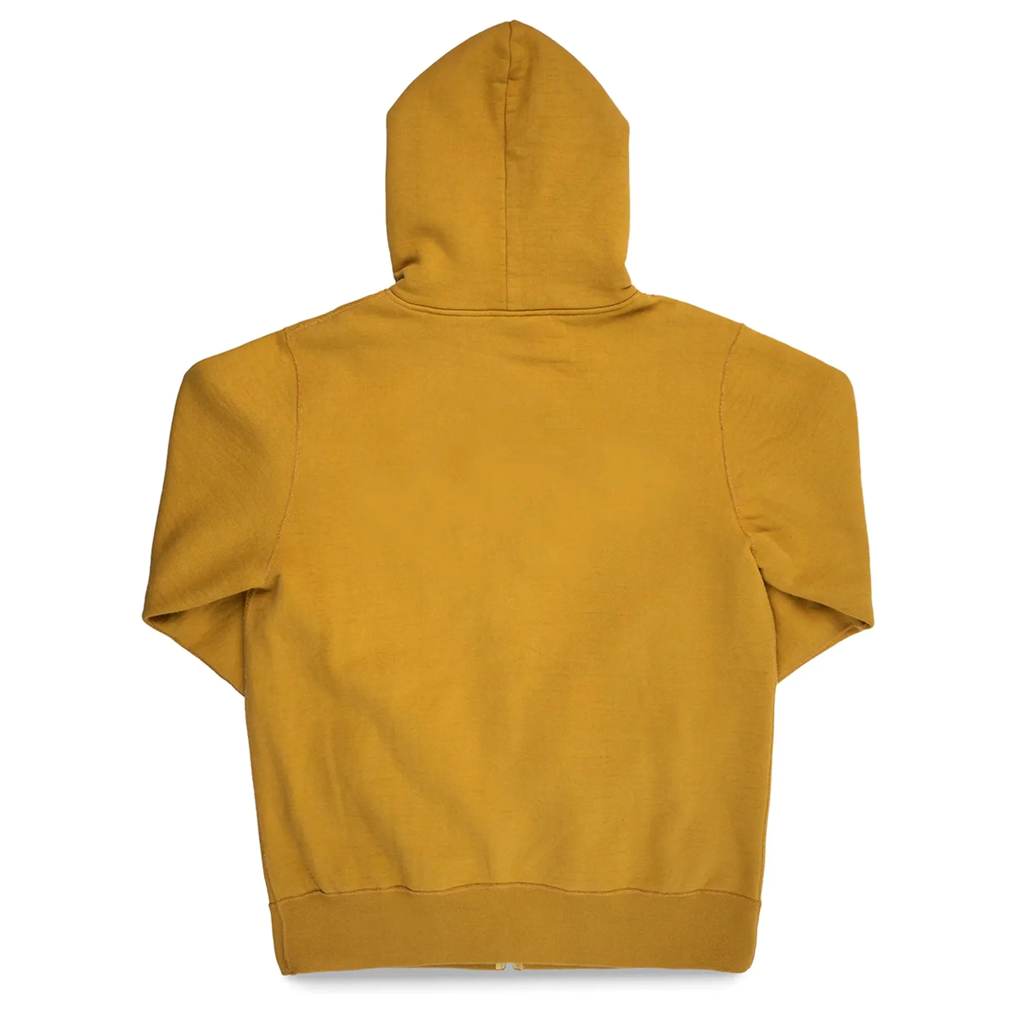 IHSW-81L-MUS-NP 14oz Ultra Heavyweight Loopwheel Cotton Zippered Hoodie - Mustard sold by BlackBlue product image thumbnail 2