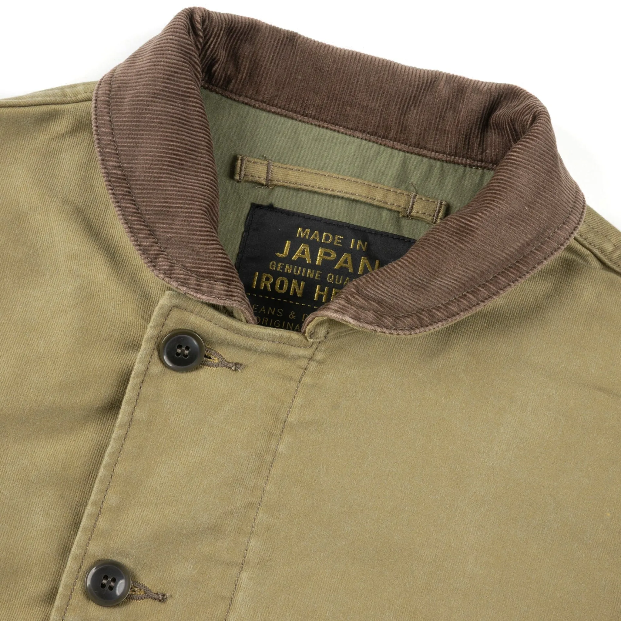 IHM-48-KHA 12oz Whipcord Lightweight N1 Deck Jacket - Khaki sold by BlackBlue product image thumbnail 3