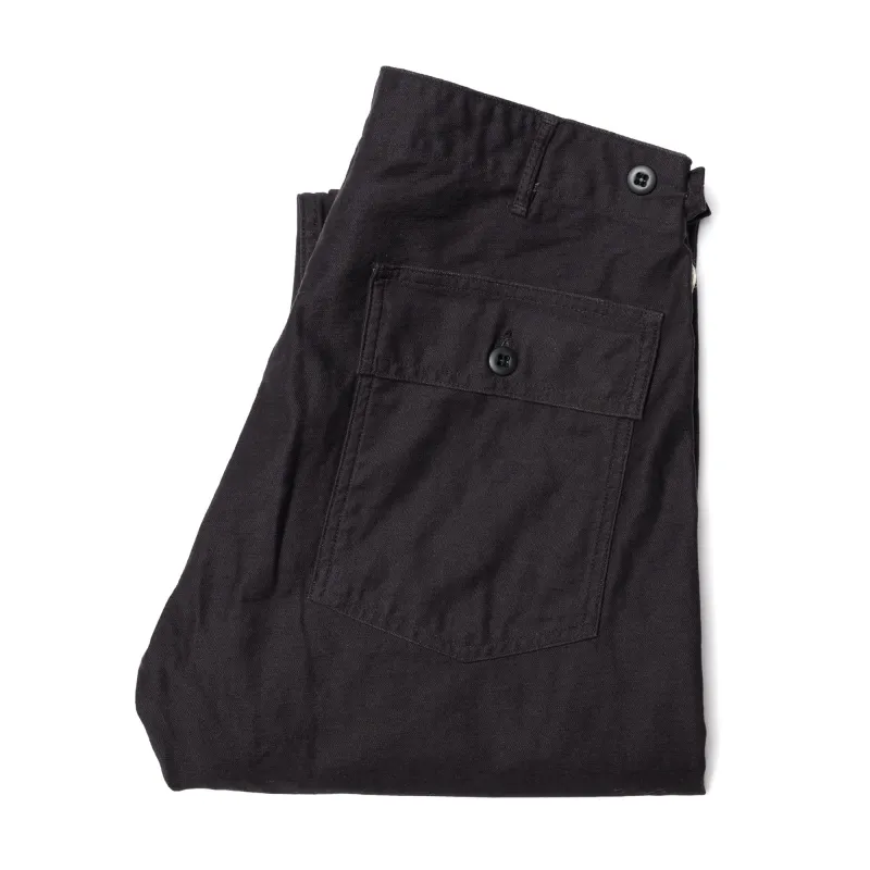 Slim Fit US Army Fatigue Pants - Black sold by BlackBlue